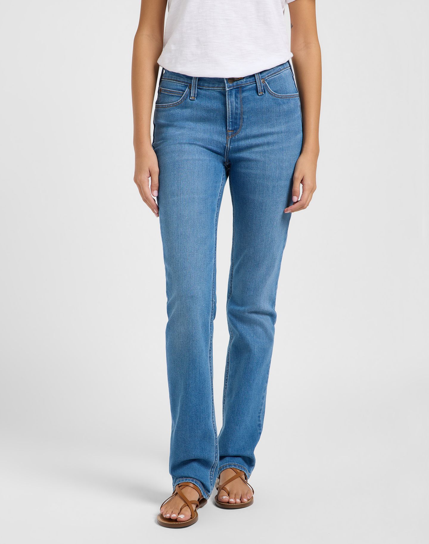 MARION STRAIGHT DARK CURRENTS STRAIGHT JEANS DENIM BLUE 1