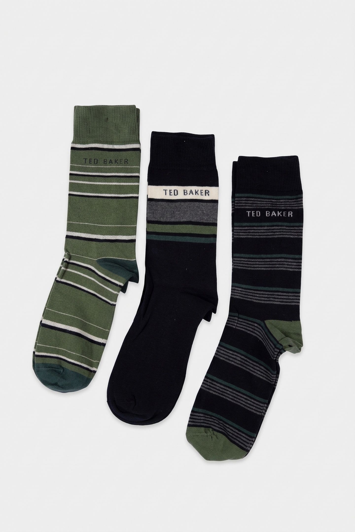 MIXEDI THREE PACK OF ANKLE SOCKS ASSORTED 3