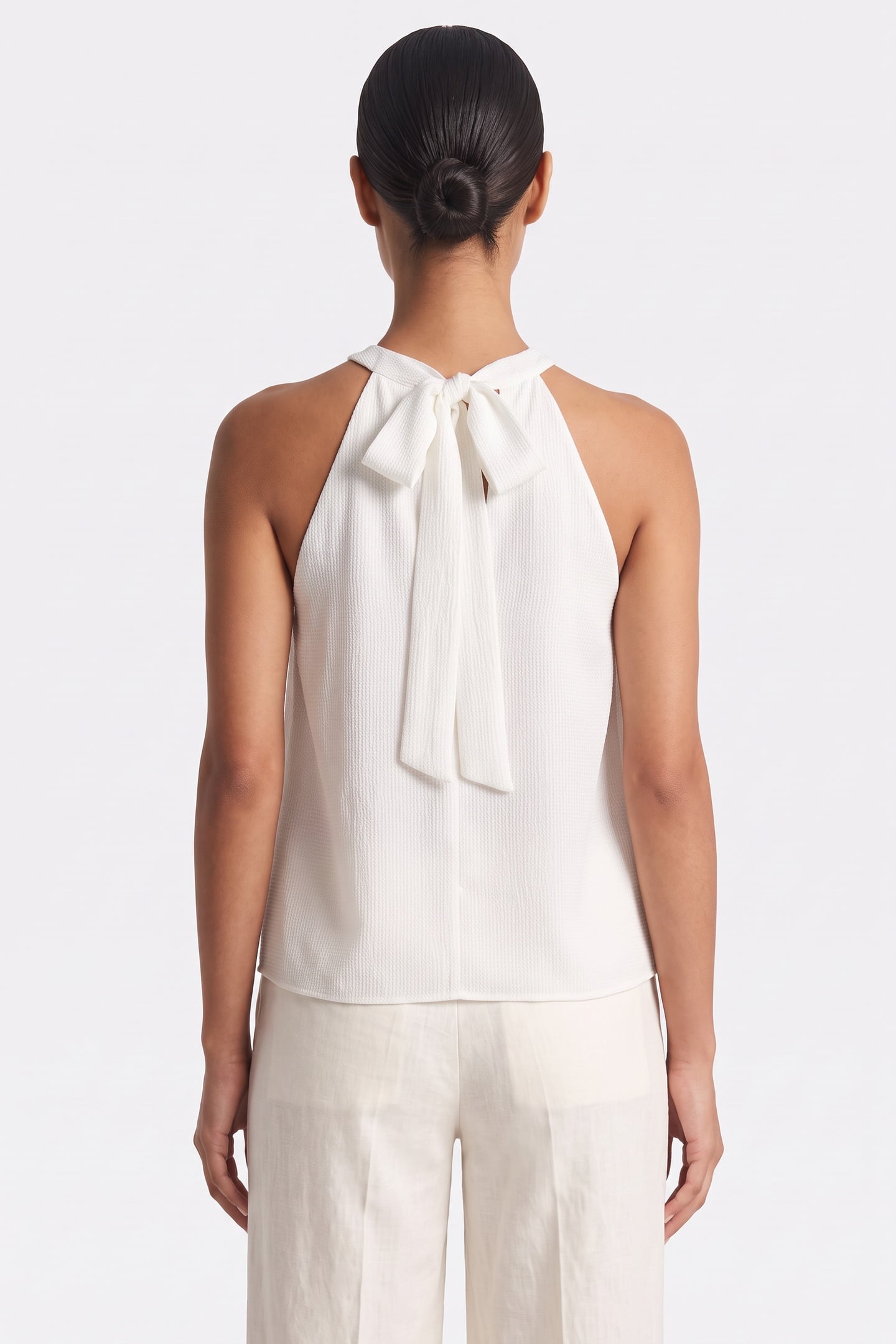 RIBEIRA HALTERNECK TOP WHITE 2