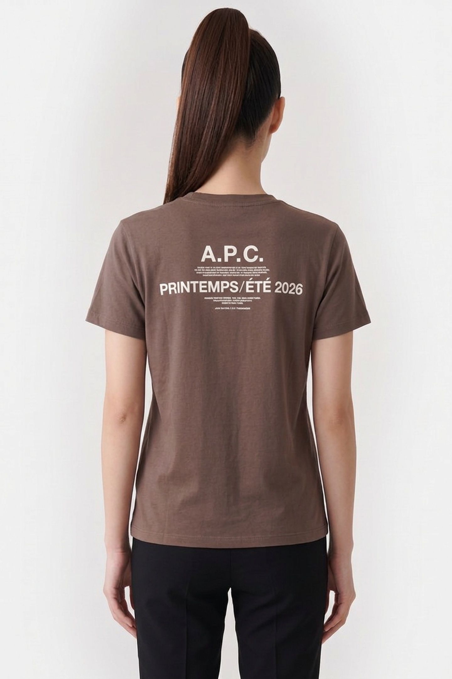 UNISEX T-SHIRT SHORT SLEEVE BROWN 5