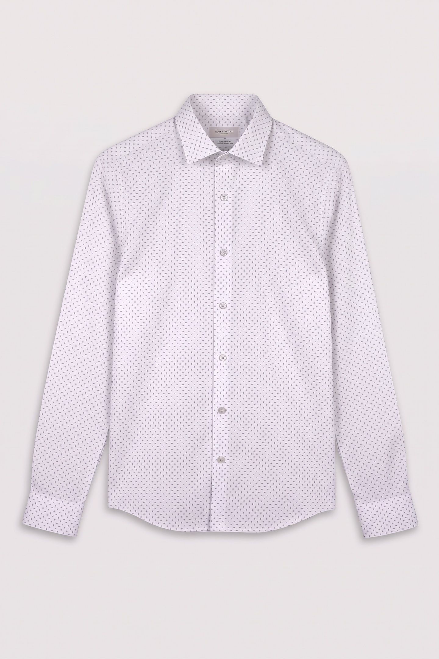 SLIM MID TWILL SHIRT WHITE 3