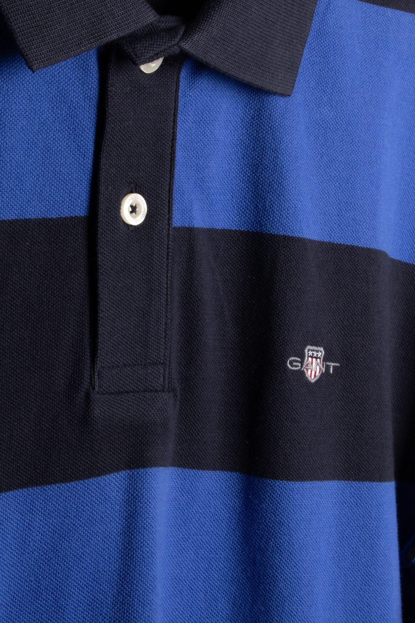 BLOCK STRIPE POLO ROYAL BLUE 4