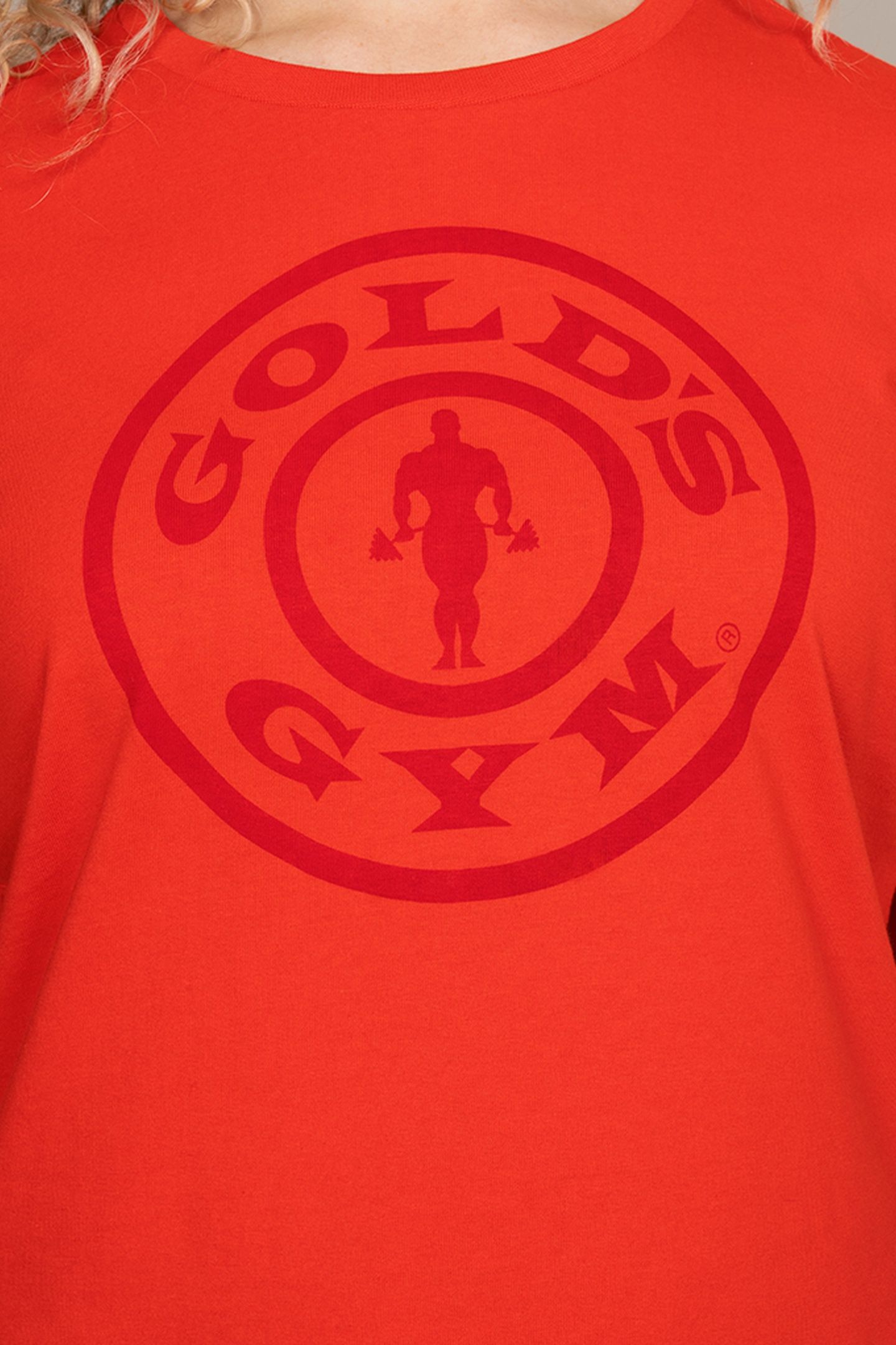 WEIGHT PLATE WOMEN'S RELAXED TEE RED 5