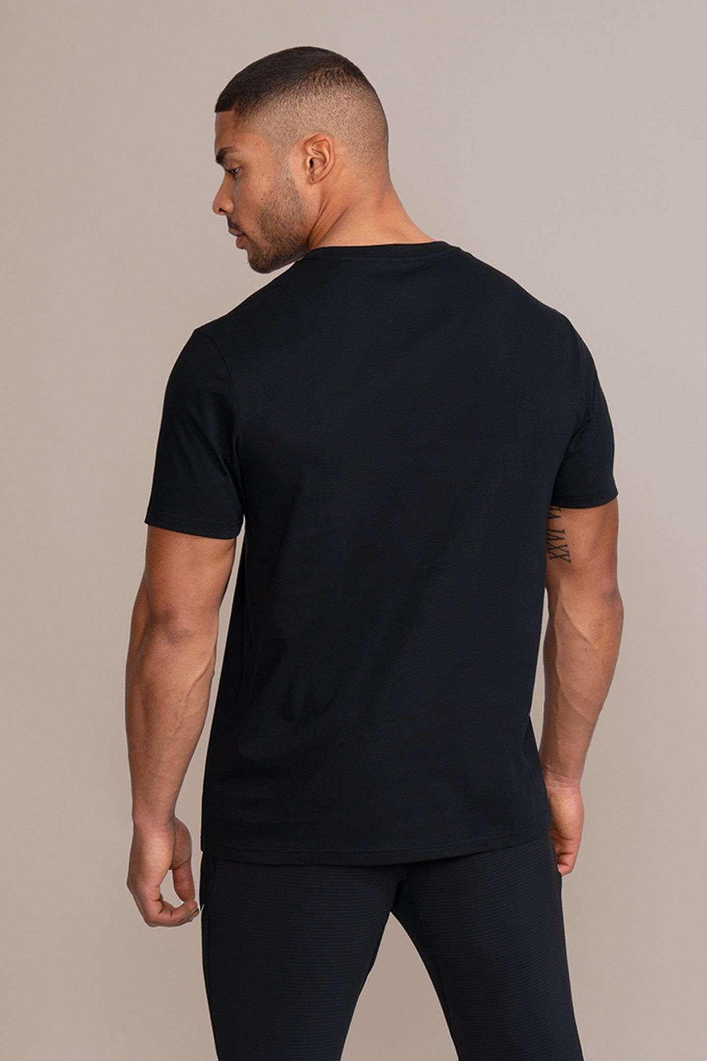 WEIGHT PLATE CREW NECK TEE BLACK 3