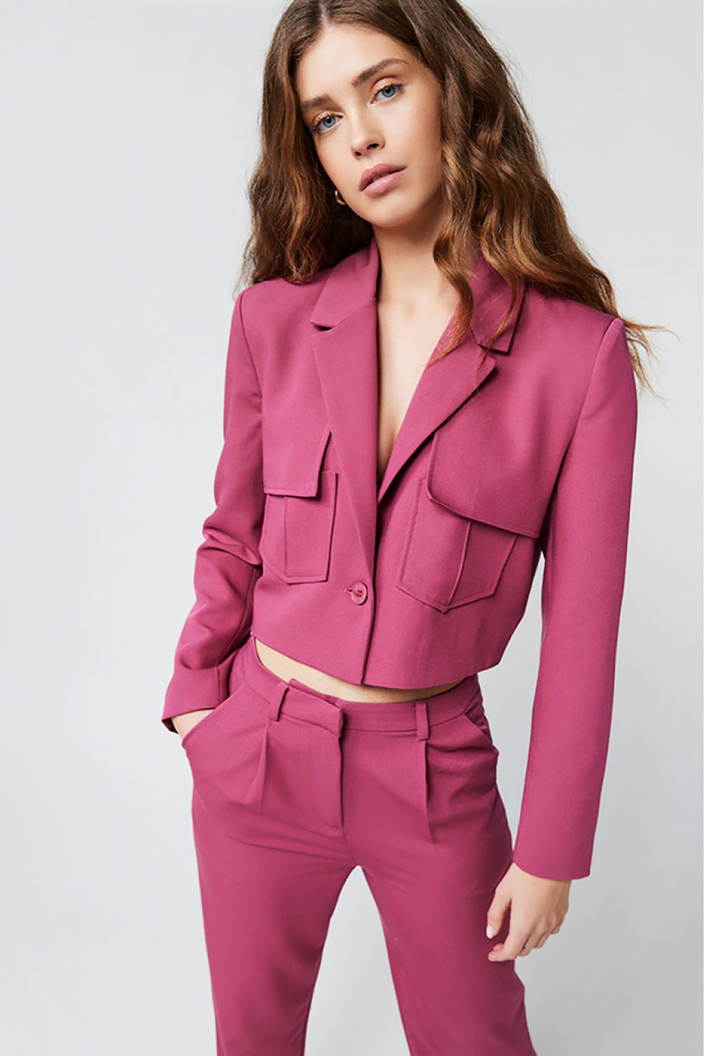 XANNE BLAZER DUSTY PINK 1