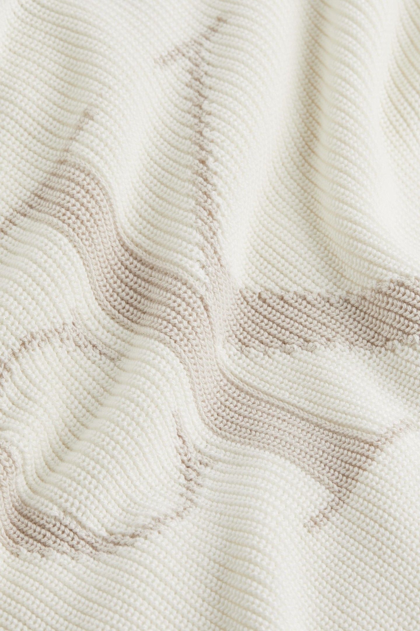 CK INTARSIA HIGH NECK IVORY 4