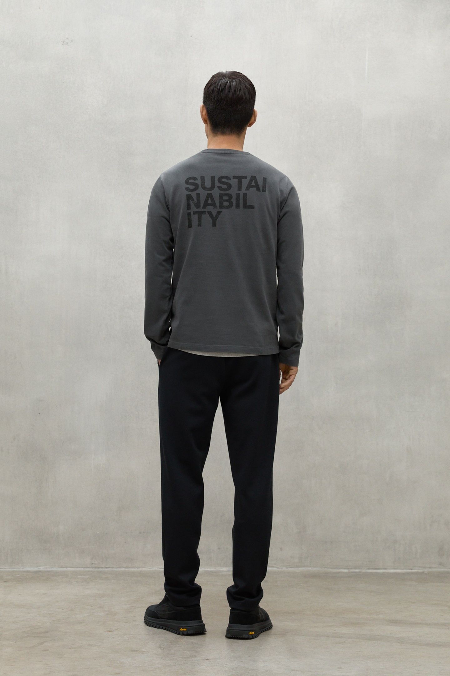SUSTANOALF LONG SLEEVE T-SHIRT ASPHALT 2