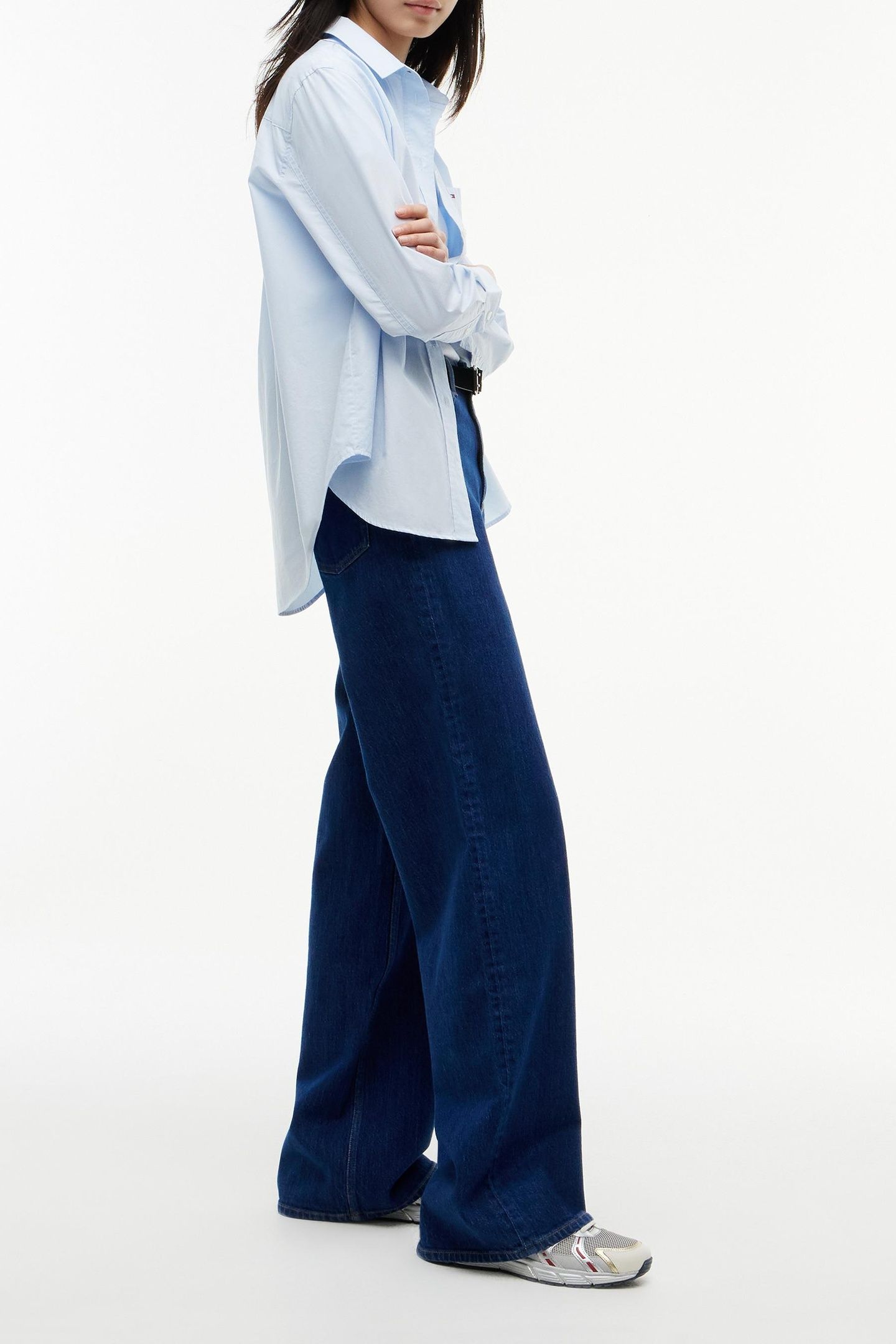 CLAIRE HIGH RISE WIDE LEG JEANS DENIM 5