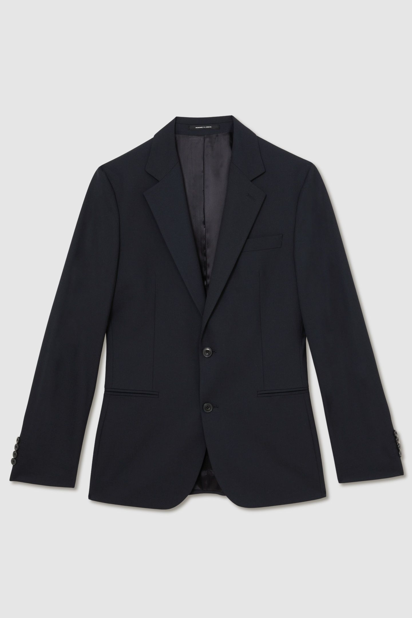 SB 2B NOTCH SLIM FIT BLAZER NAVY 4