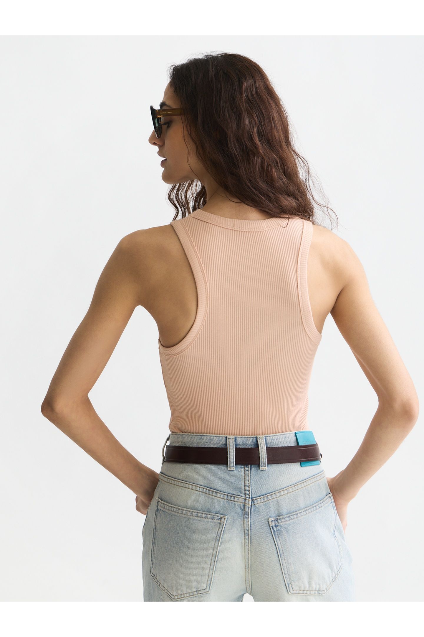 RIB RACER TANK ROSE DUST 2