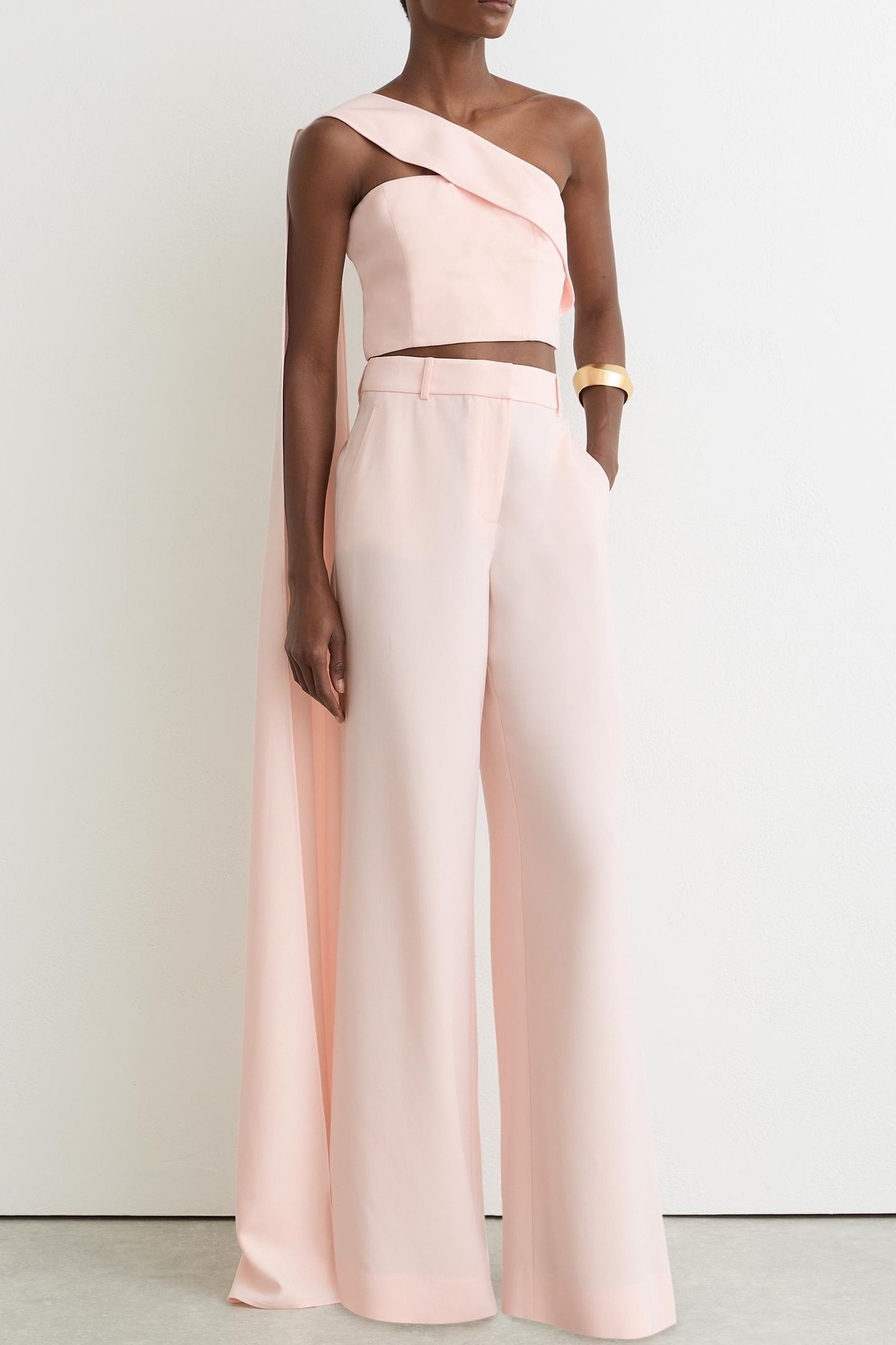 WIDE LEG OCCASION TROUSER PALE PINK 3