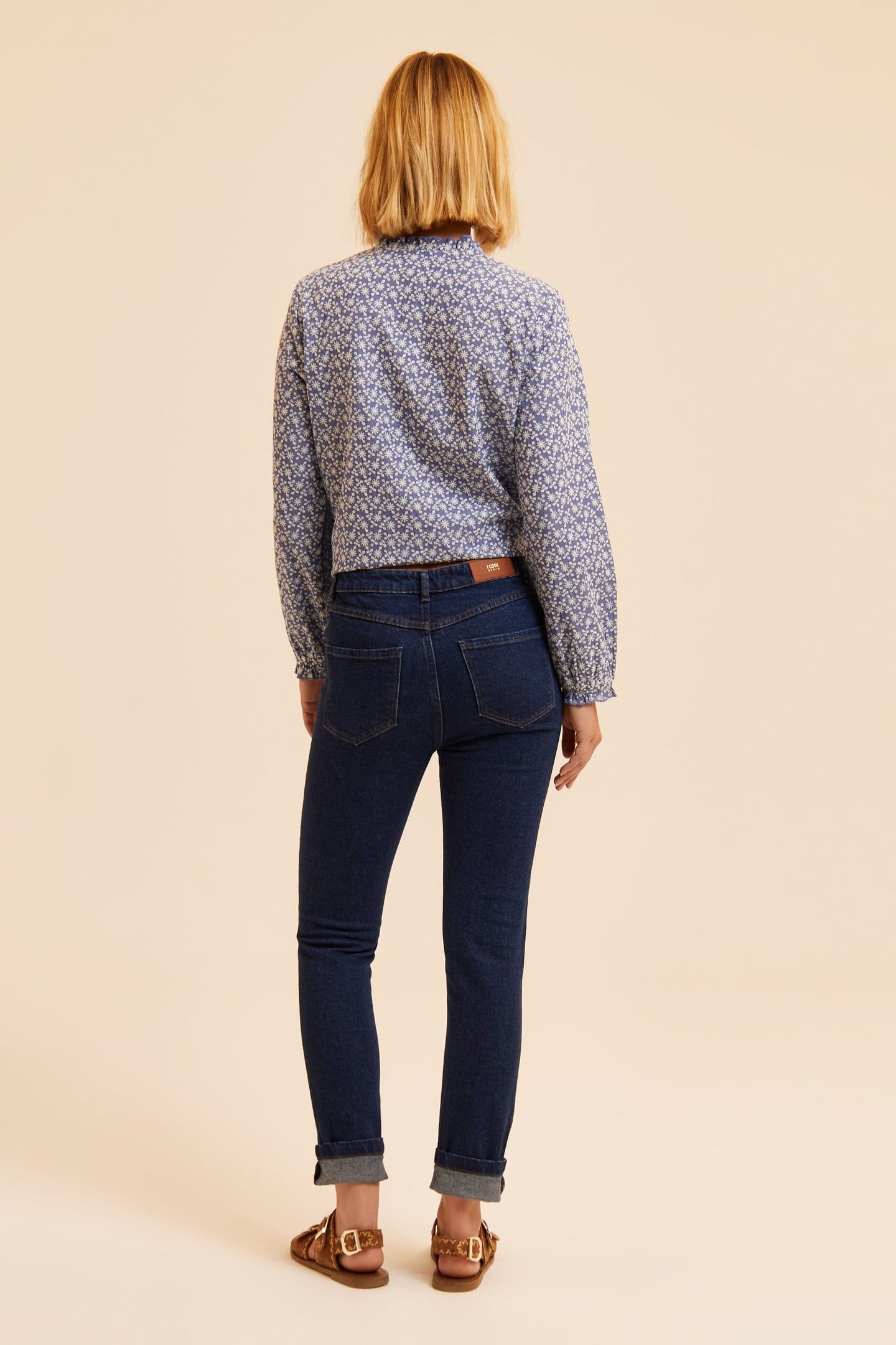 DARK BLUE SLIM JEANS CAROLE 2