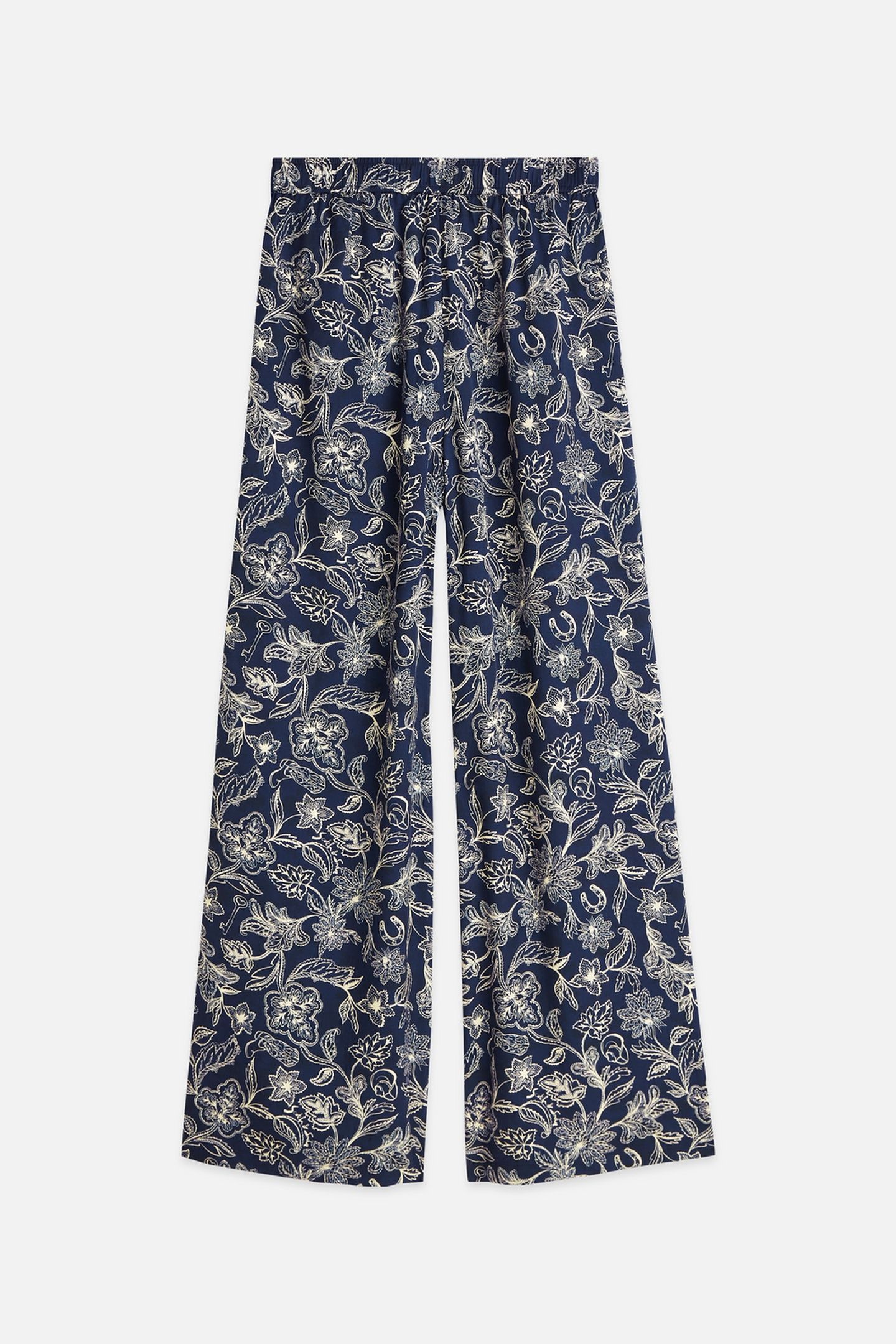 ELENI - ALL OVER PRINTED HIGH RISE WIDE LEG PULL ON PANTS LU 2