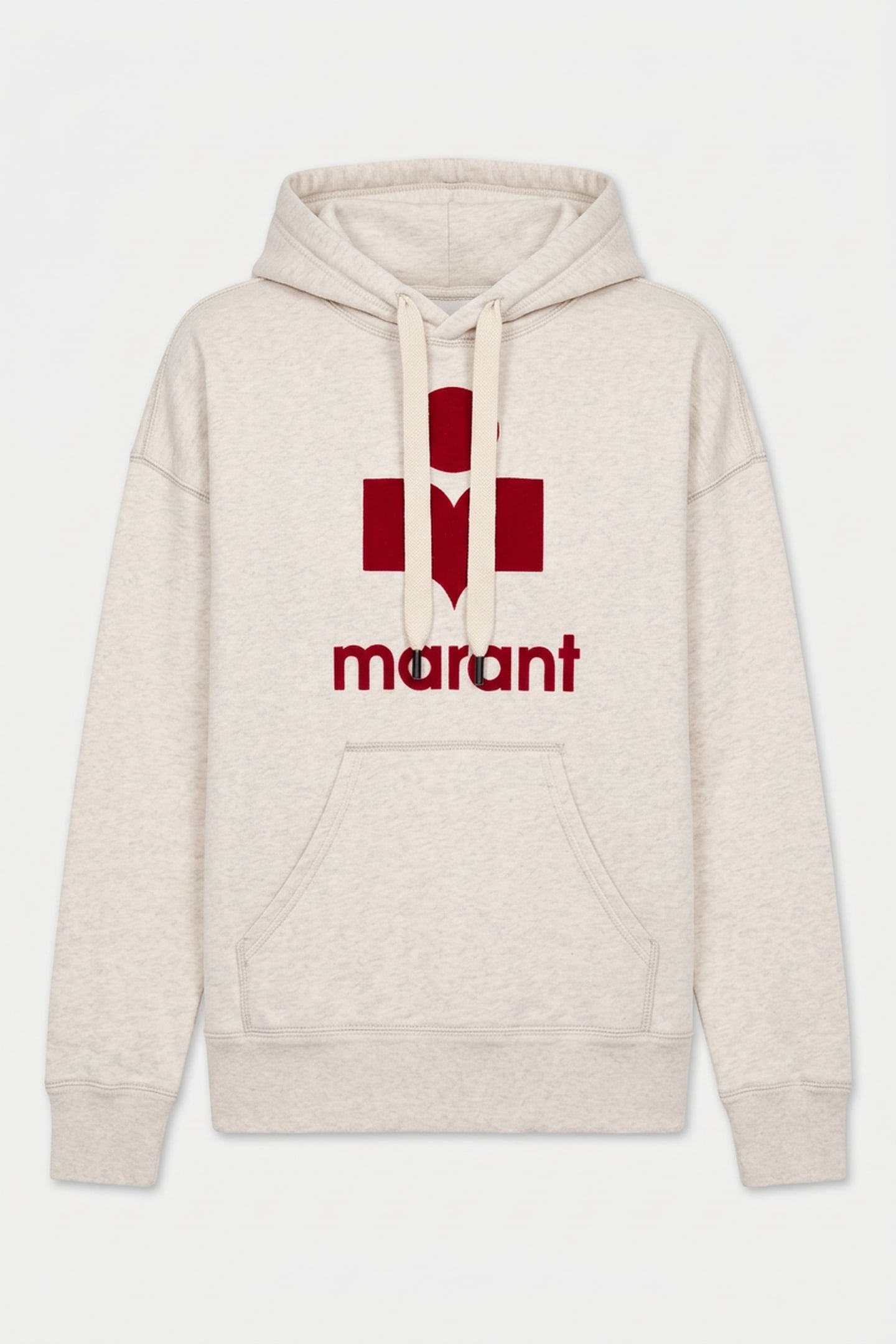 MANSEL T-SHIRT ECRU RED 3