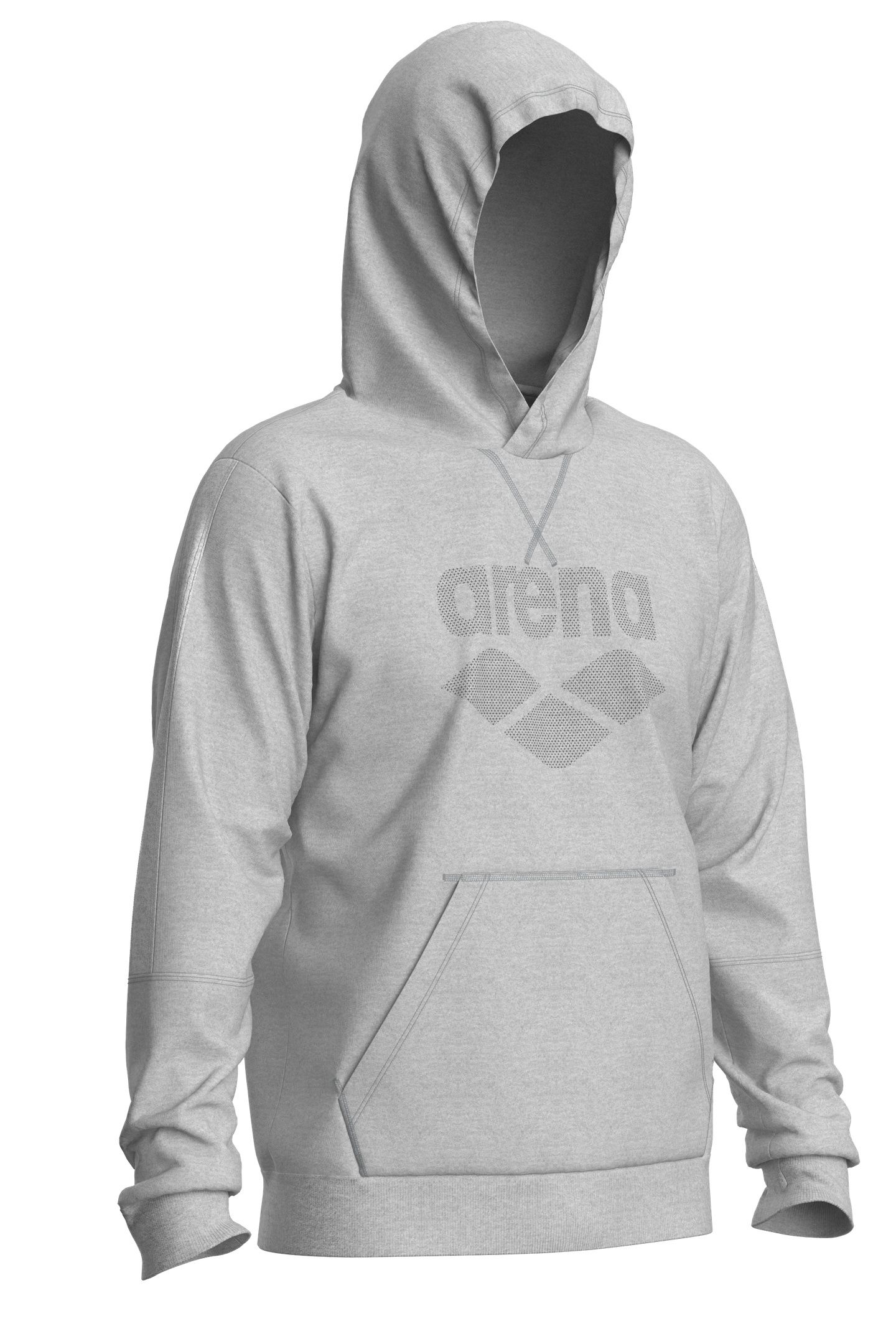 UNISEX TEAM ESSENTIAL SWEAT SHIRT MEDIUM GREY HEATHER 2