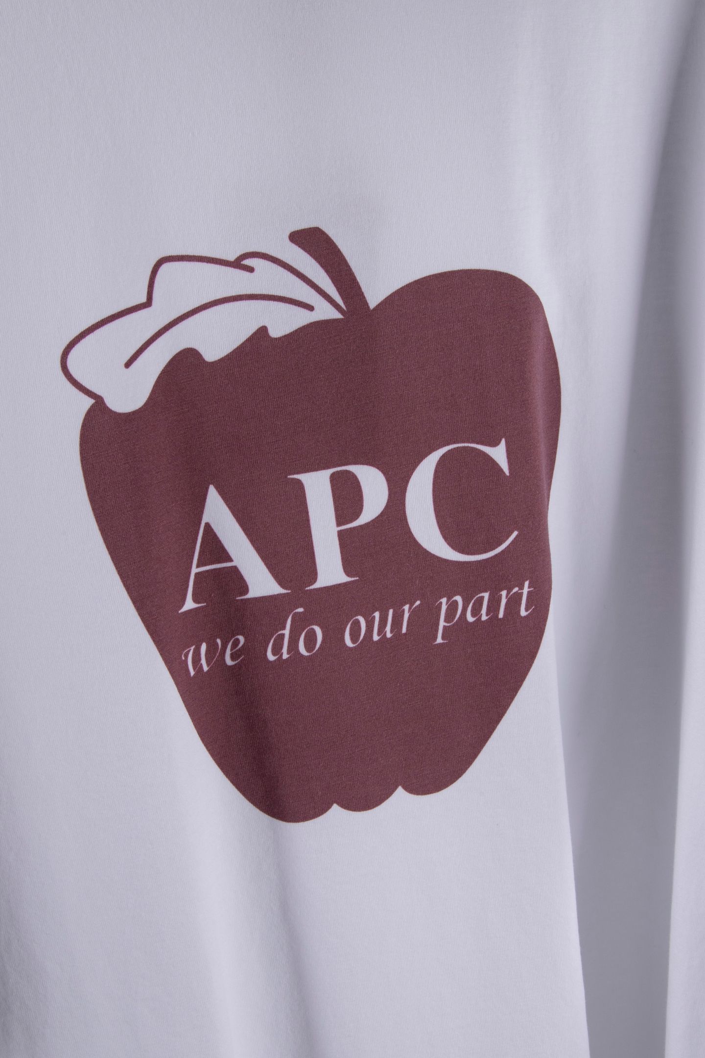 UNISEX T-SHIRT SHORT SLEEVE APPLE WHITE 7