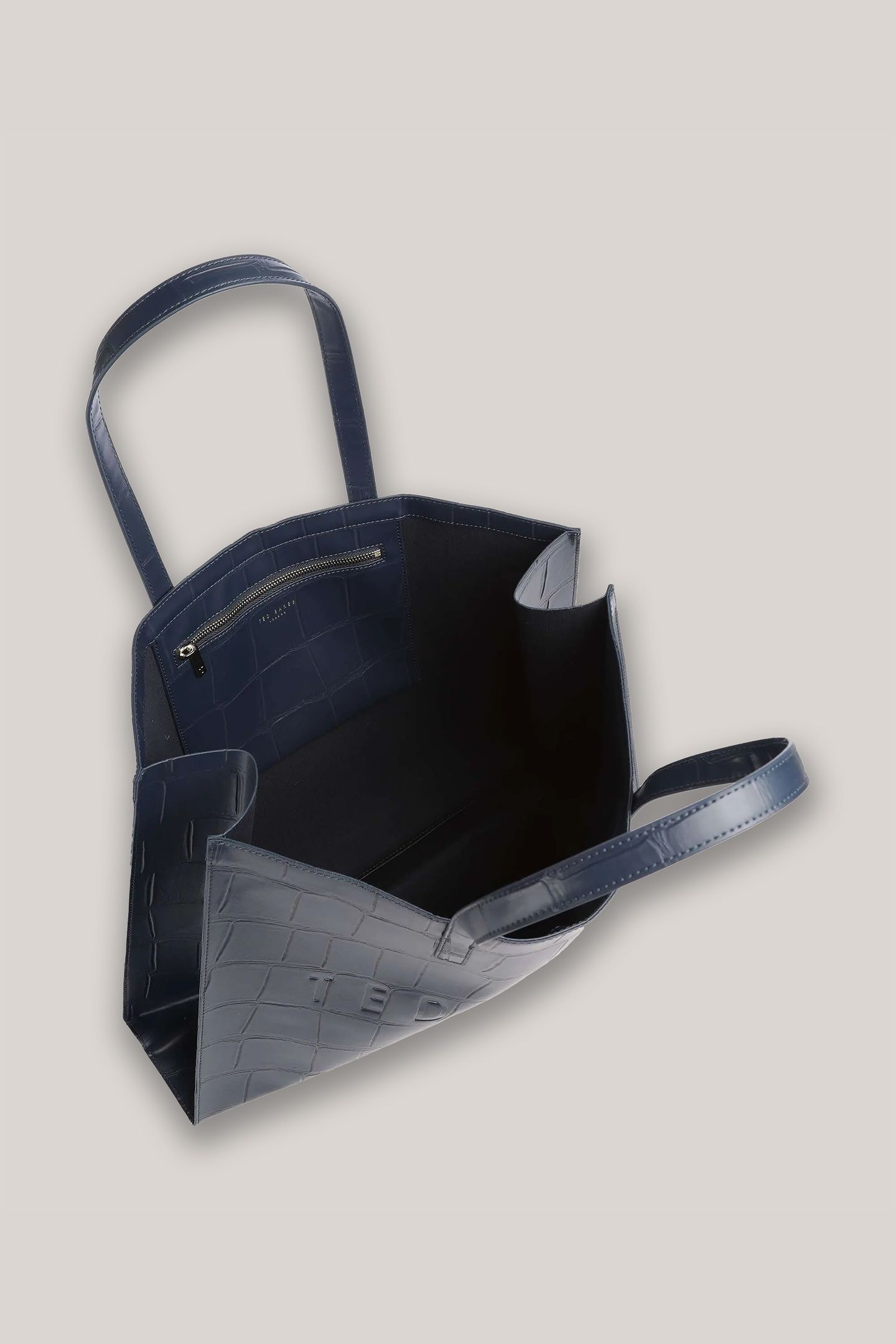 CROC EFFECT EXTRA LARGE ICON BAG NAVY 3