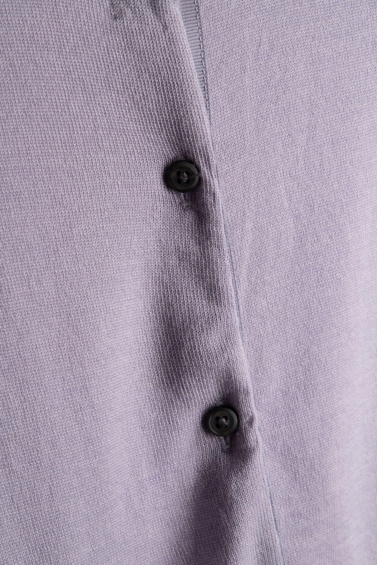 MERINO CARDIGAN BLUE GREY HEATHER 4