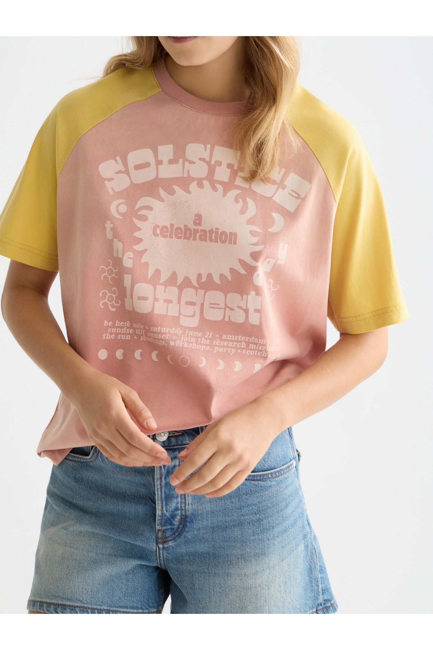 RAGLAN ARTWORK LOOSE-FIT T-SHIRT CANYON CLAY 6