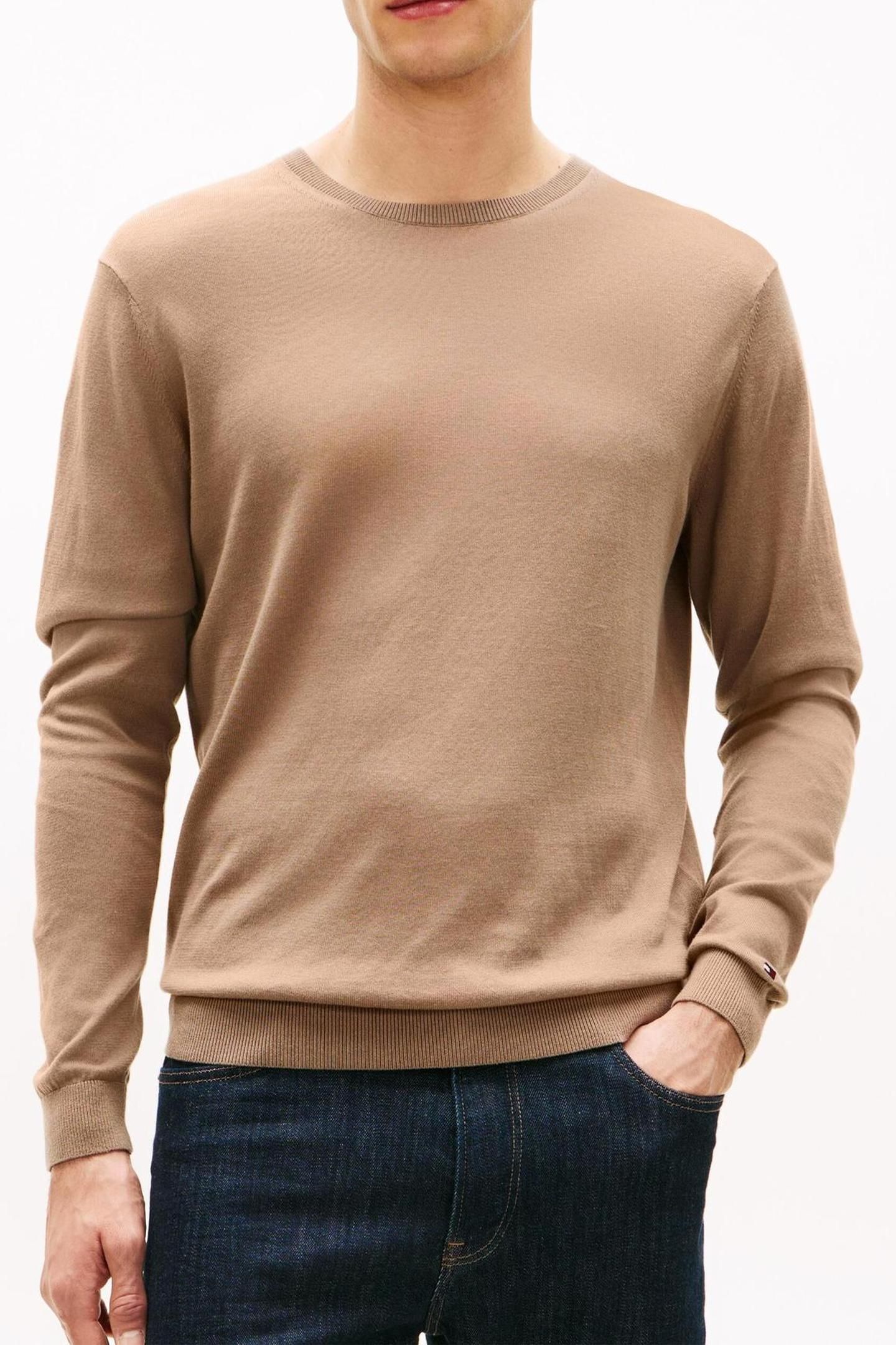 DC COTTON/LYOCELL CREWNECK TUNDRA MOSS 1