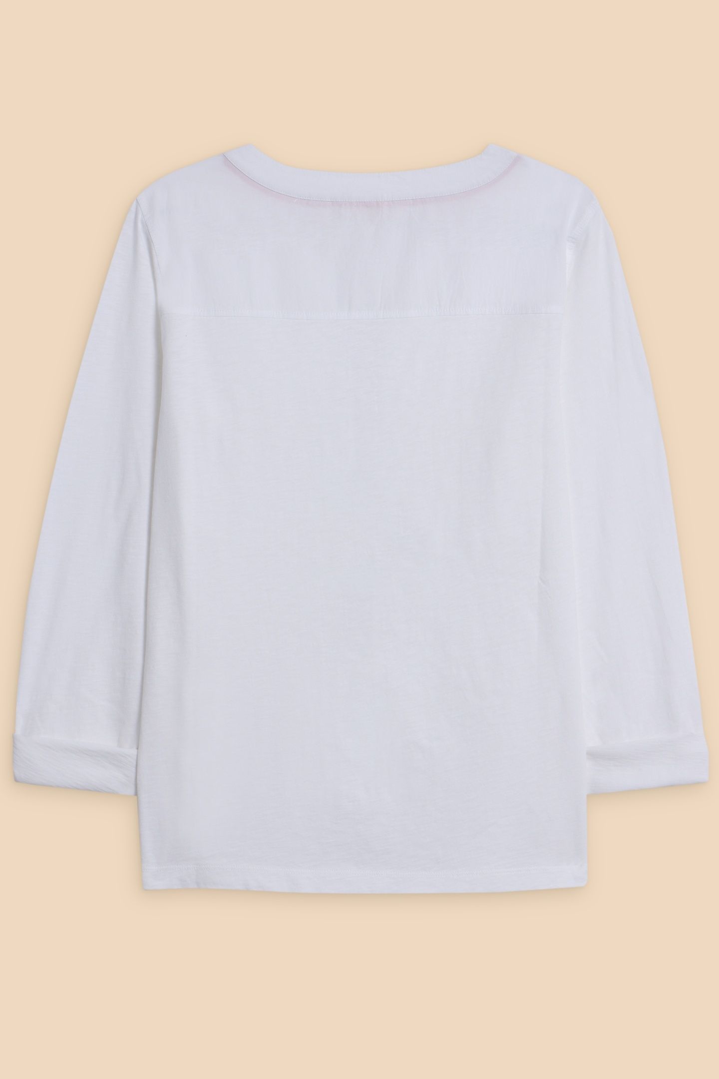 MACLEY MIX SHIRT PALE IVORY 4