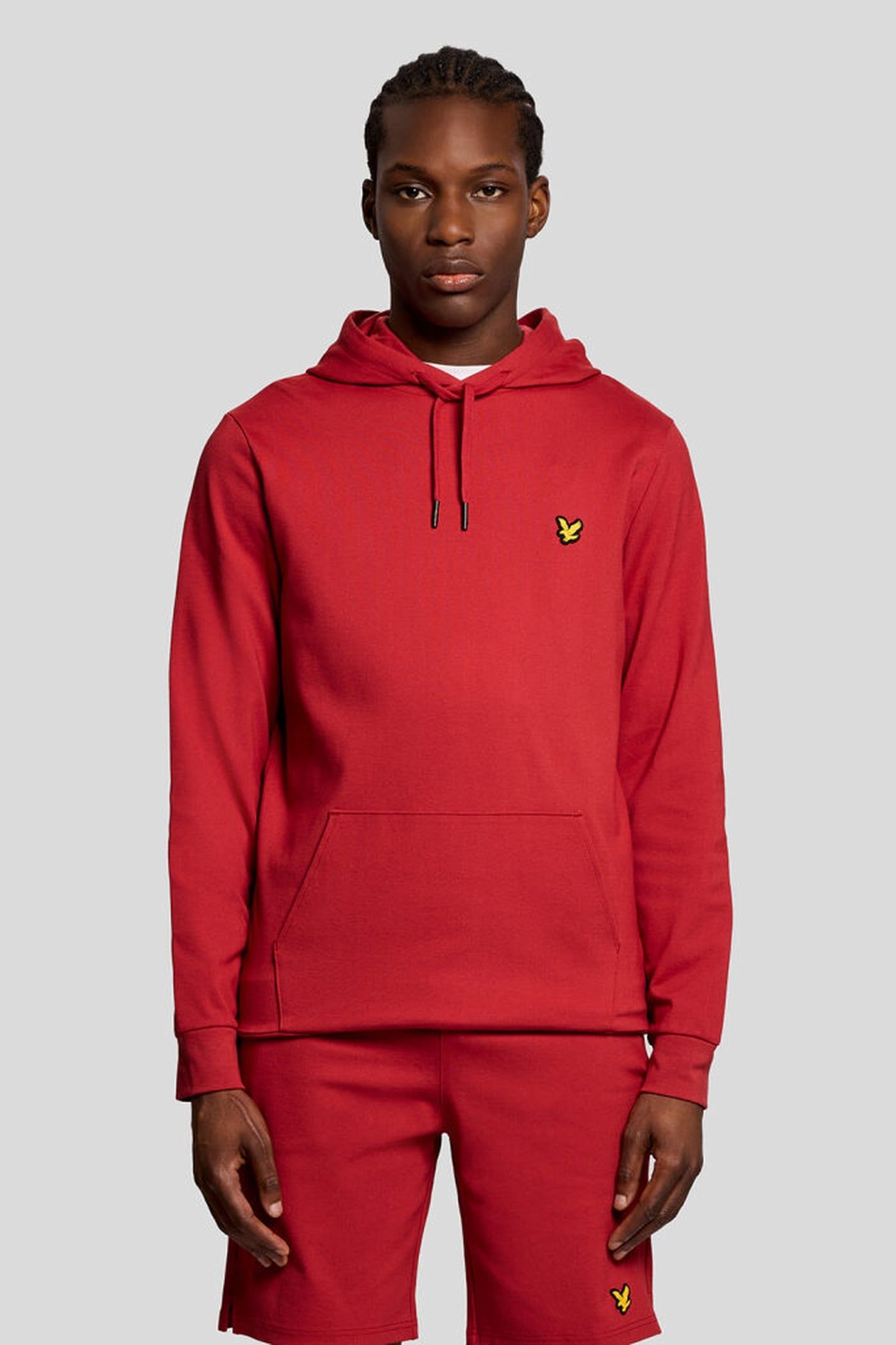 FLY FLEECE HOODIE GARNET 1