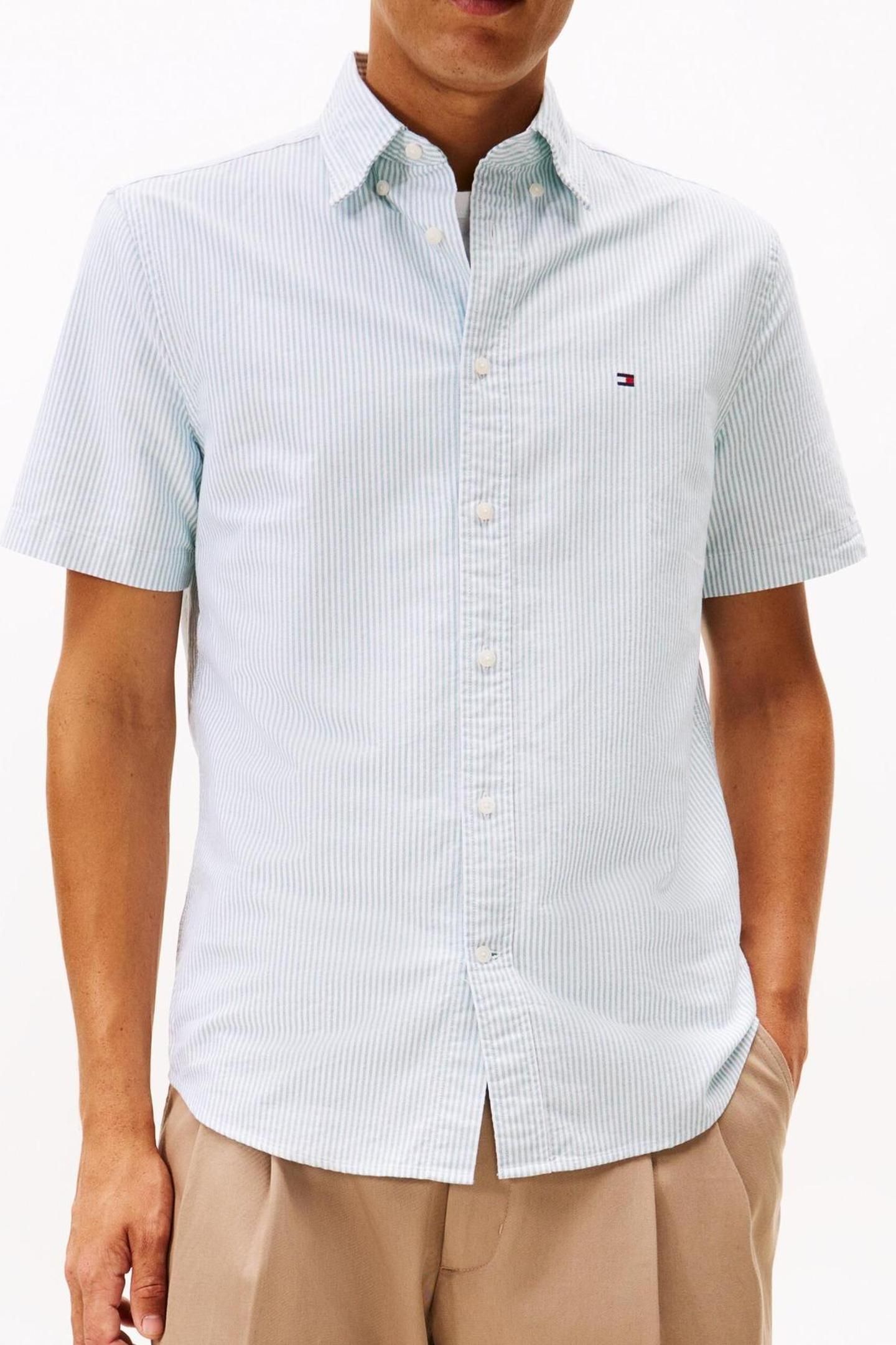 HERITAGE OXF SHIRT DEEP OCEAN/STRIPE 1