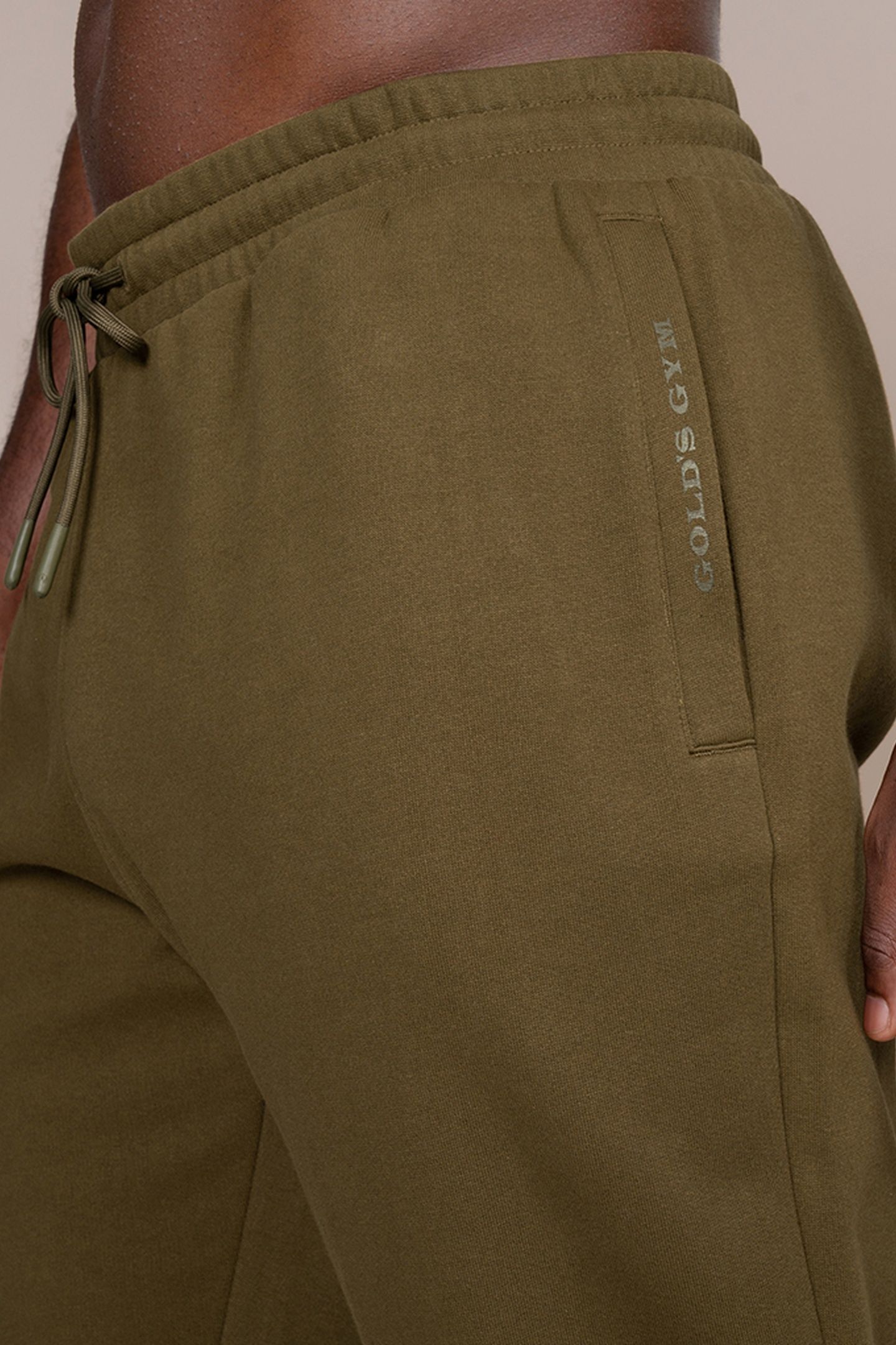 SLIM SWEAT PANTS OLIVE 4