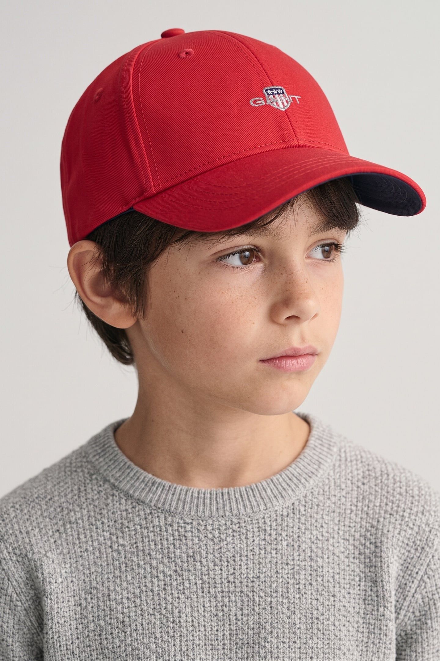 TEEN UNISEX SHIELD CAP ROSE RED 1