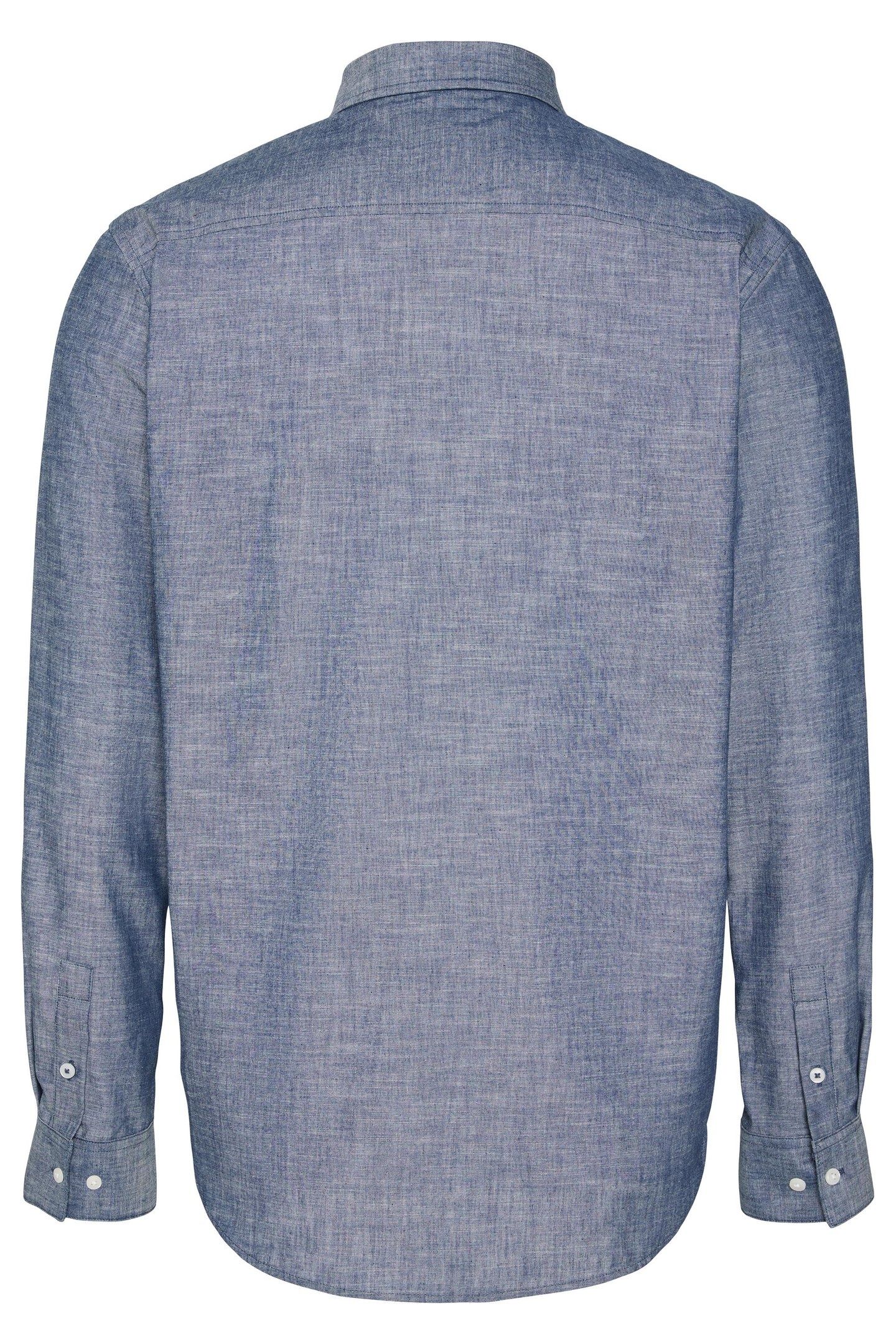 LS CHAMBRAY CLASSIC SHIRT BLUE DESCENT 3