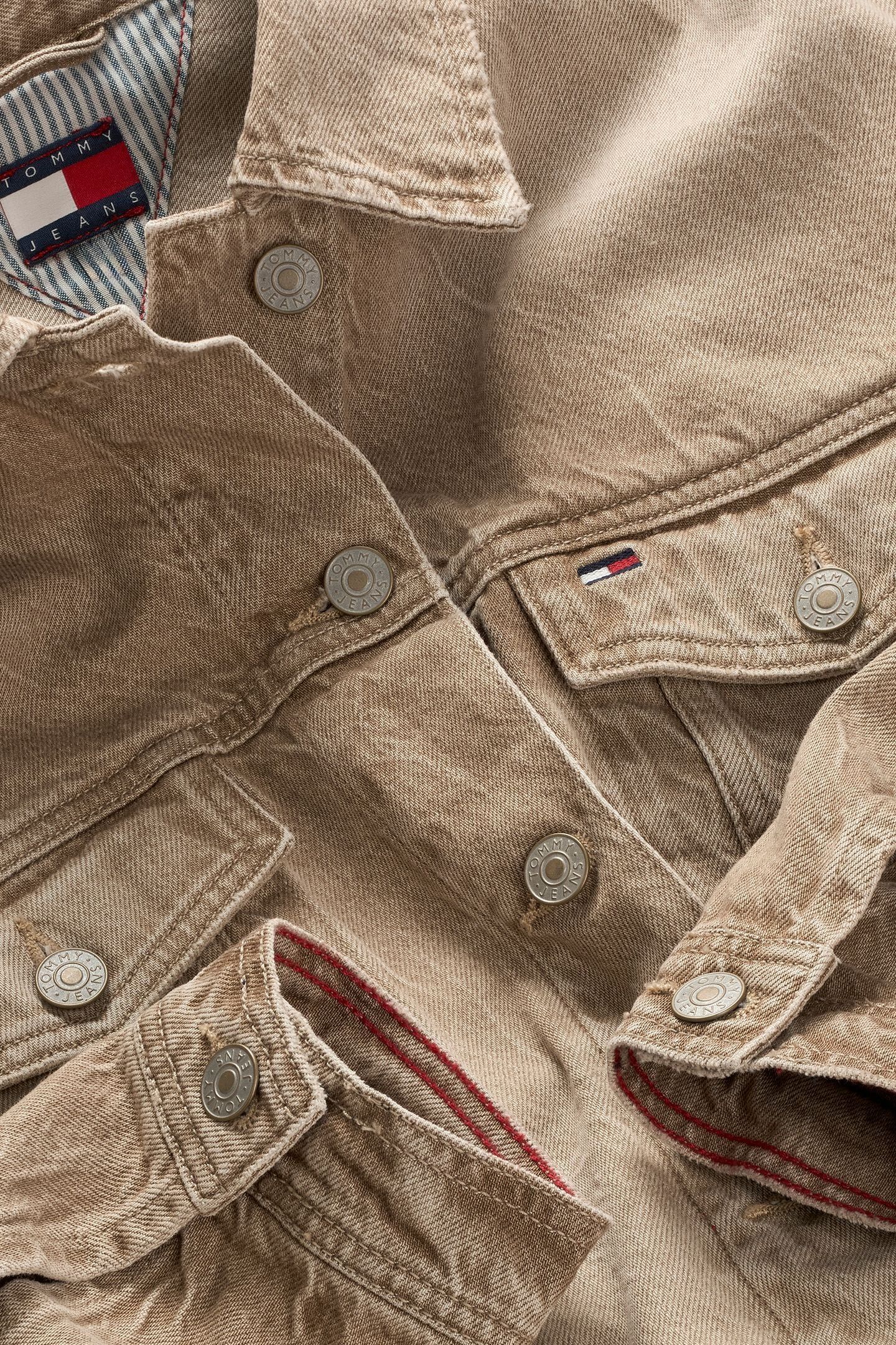 OVERSIZED CROP TRUCKER JACKET DENIM COLOR 7
