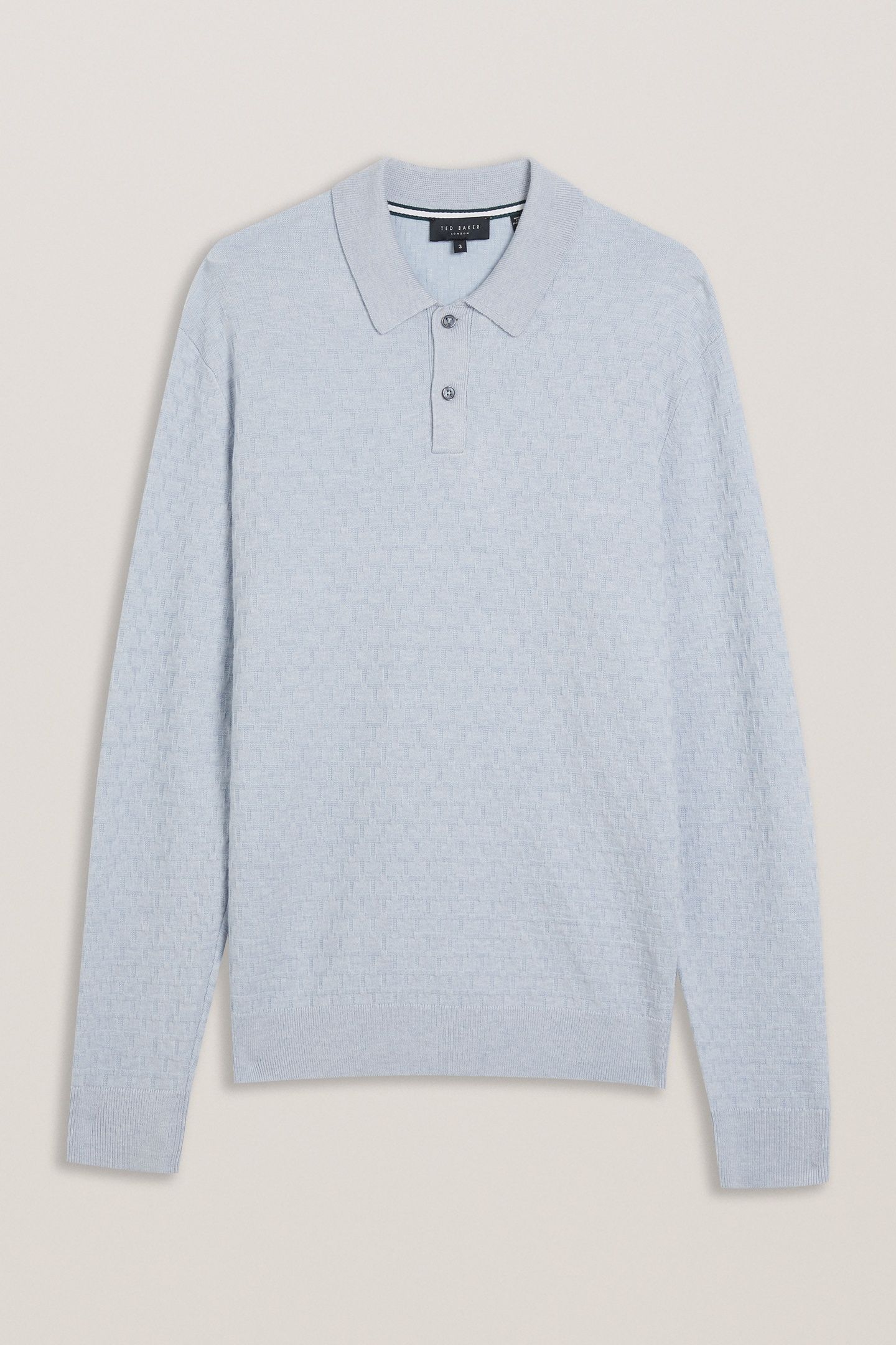 MORAR LS T STITCH KNITTED POLO PL-BLUE 3