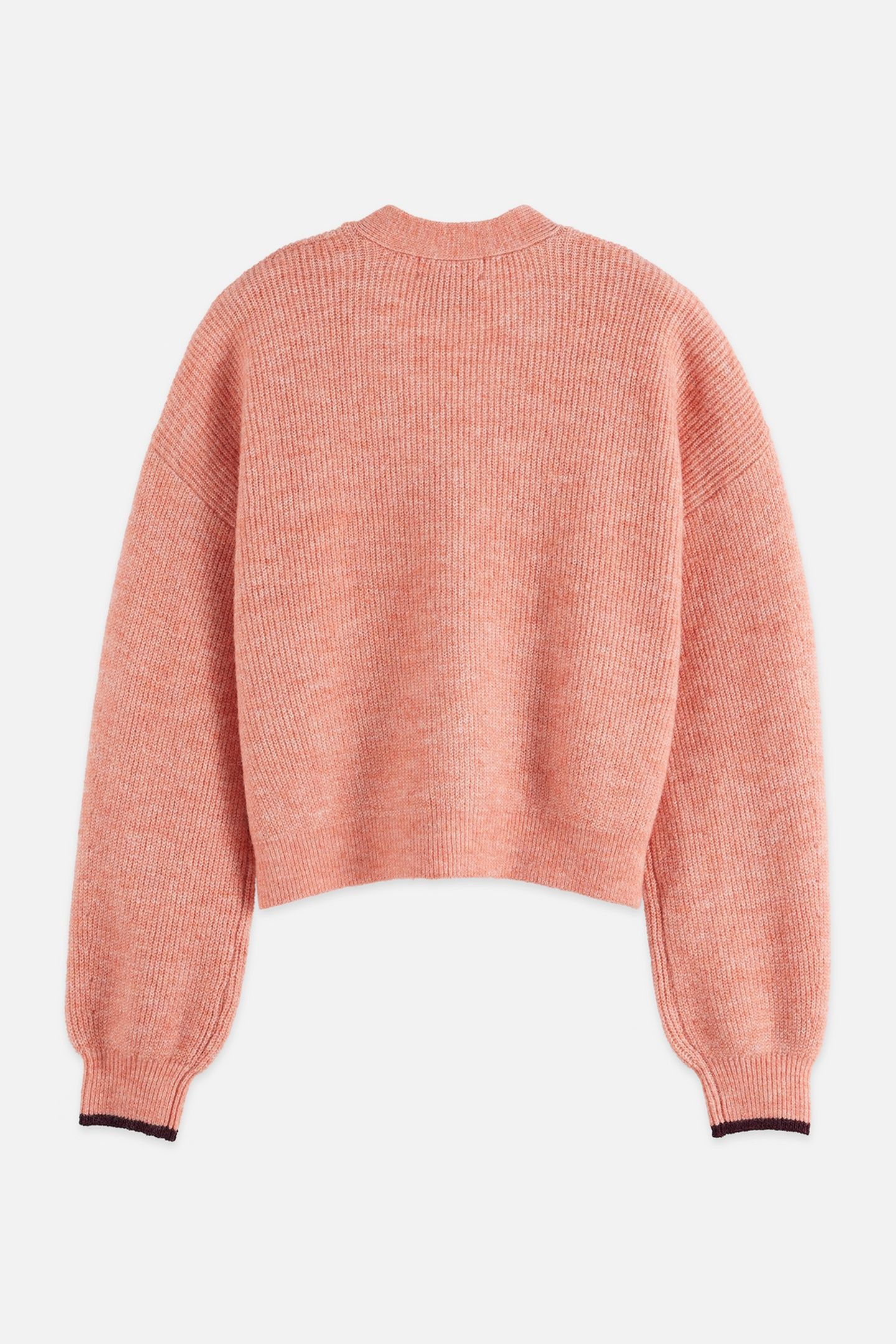 FUZZY RELAXED CARDIGAN CANYON CLAY MELANGE 2