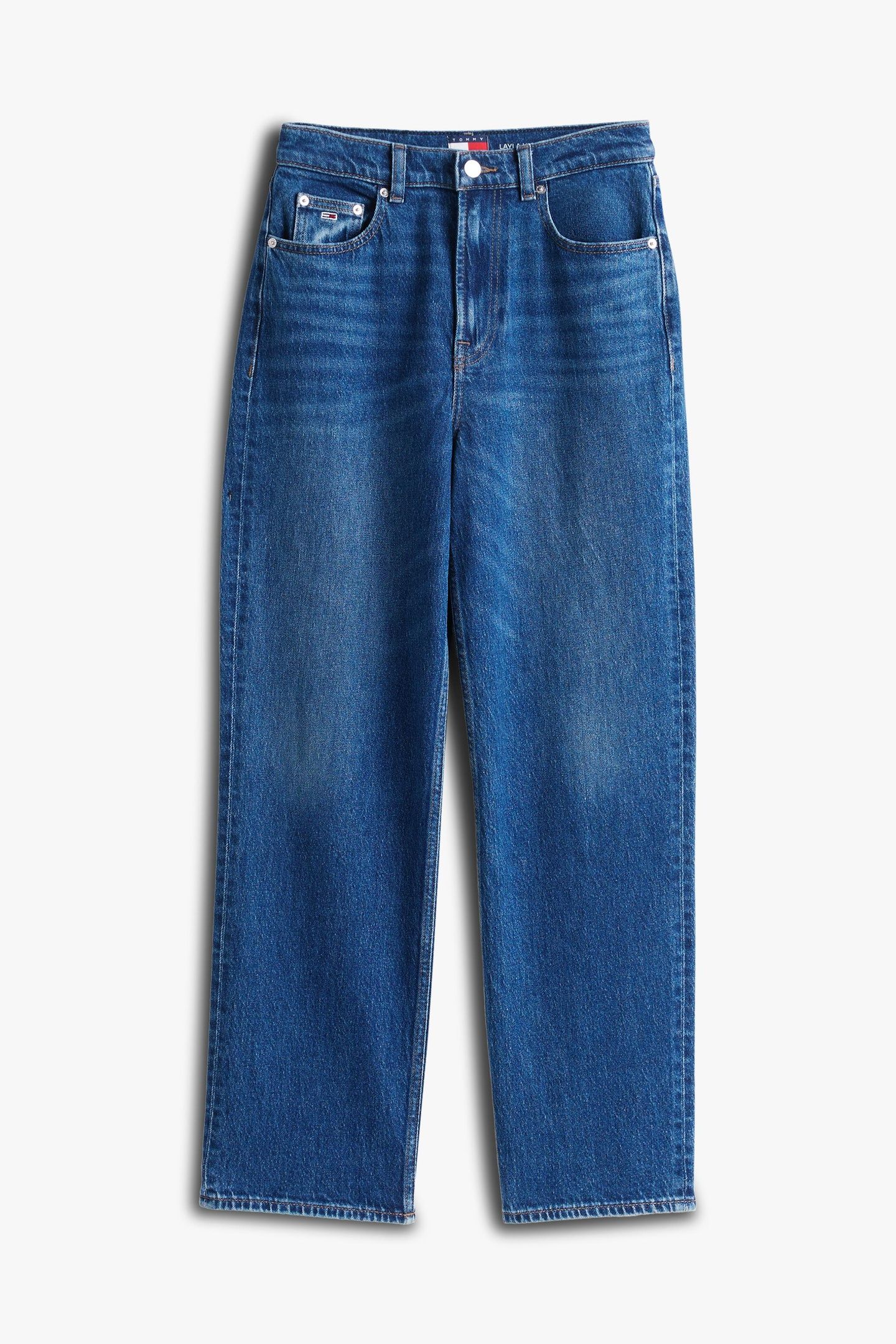 LAYLA HIGH RISE SLIM STRAIGHT DENIM DARK 5