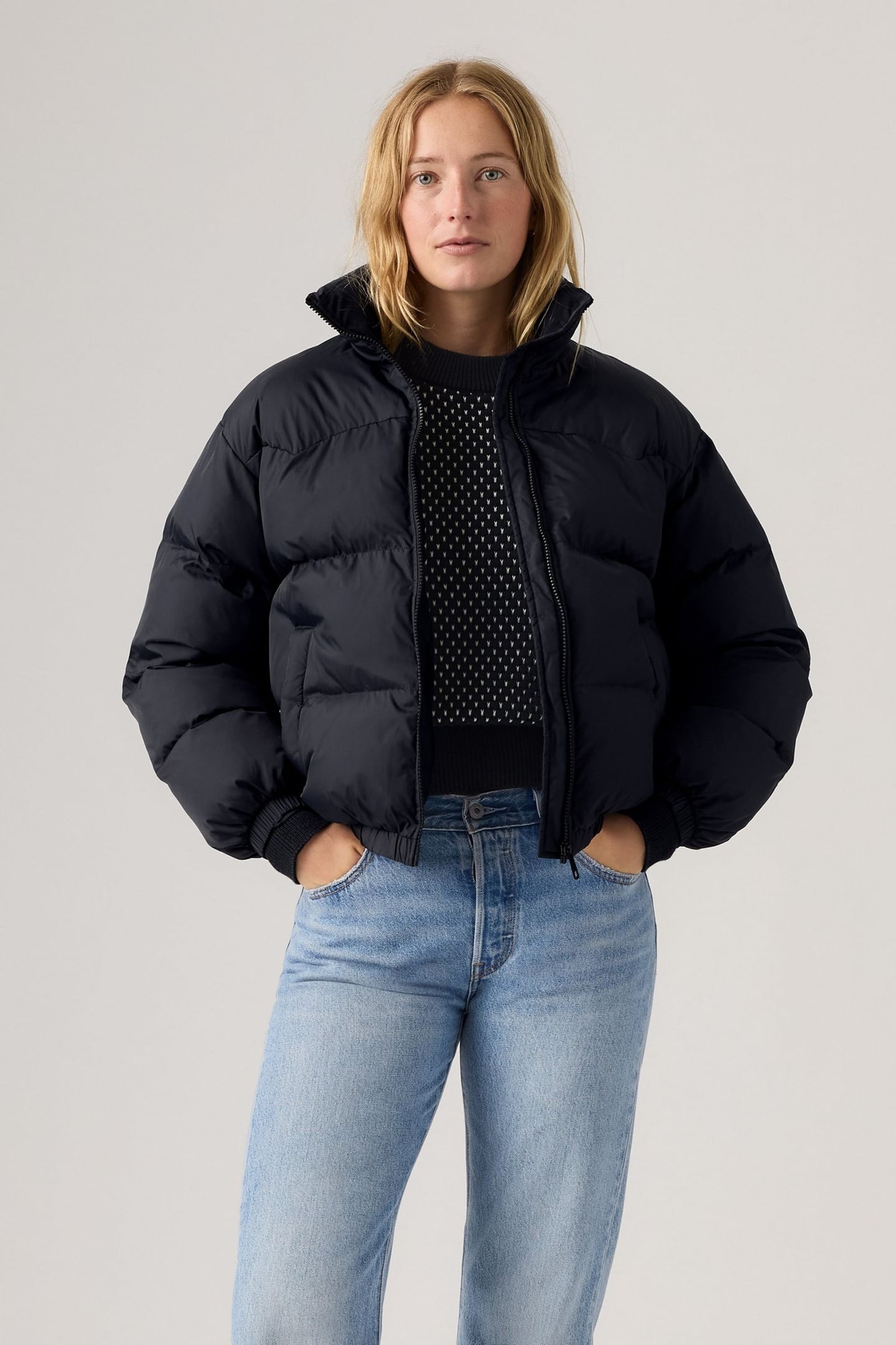 NOE WESTERN PUFFER ANTHRACITE NIGHT NYLO 2