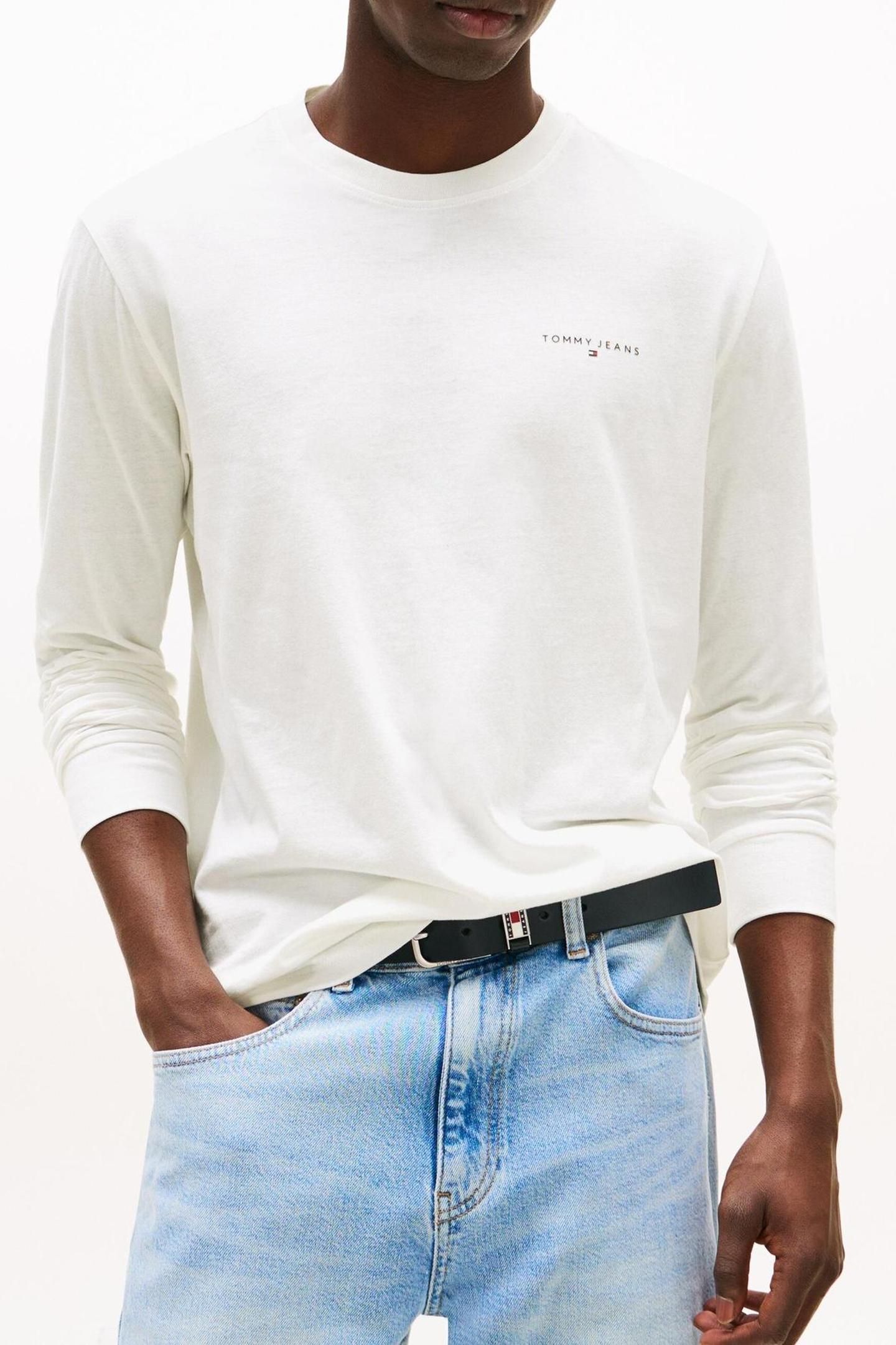 TJM SLIM CHEST LINEAR TEE ECRU 1