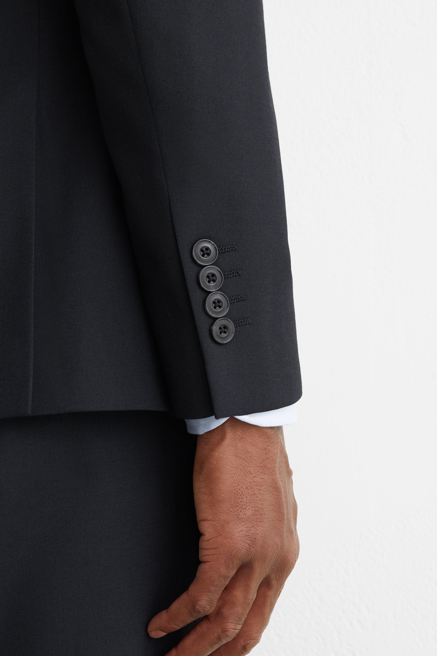 SB 2B NOTCH SLIM FIT BLAZER NAVY 8