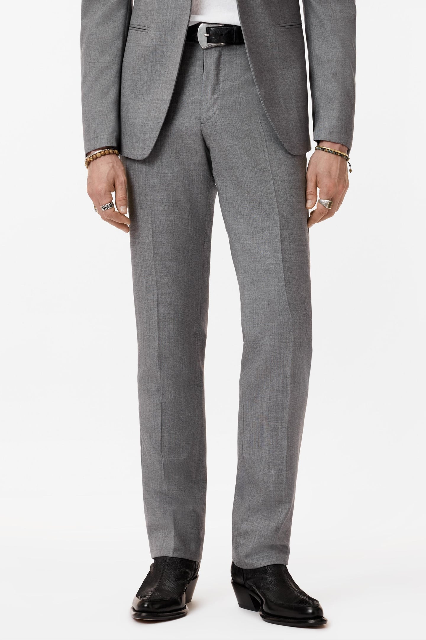 DALSTON TAILORED PANTS - SEPARATE PANTS STONE GREY 1