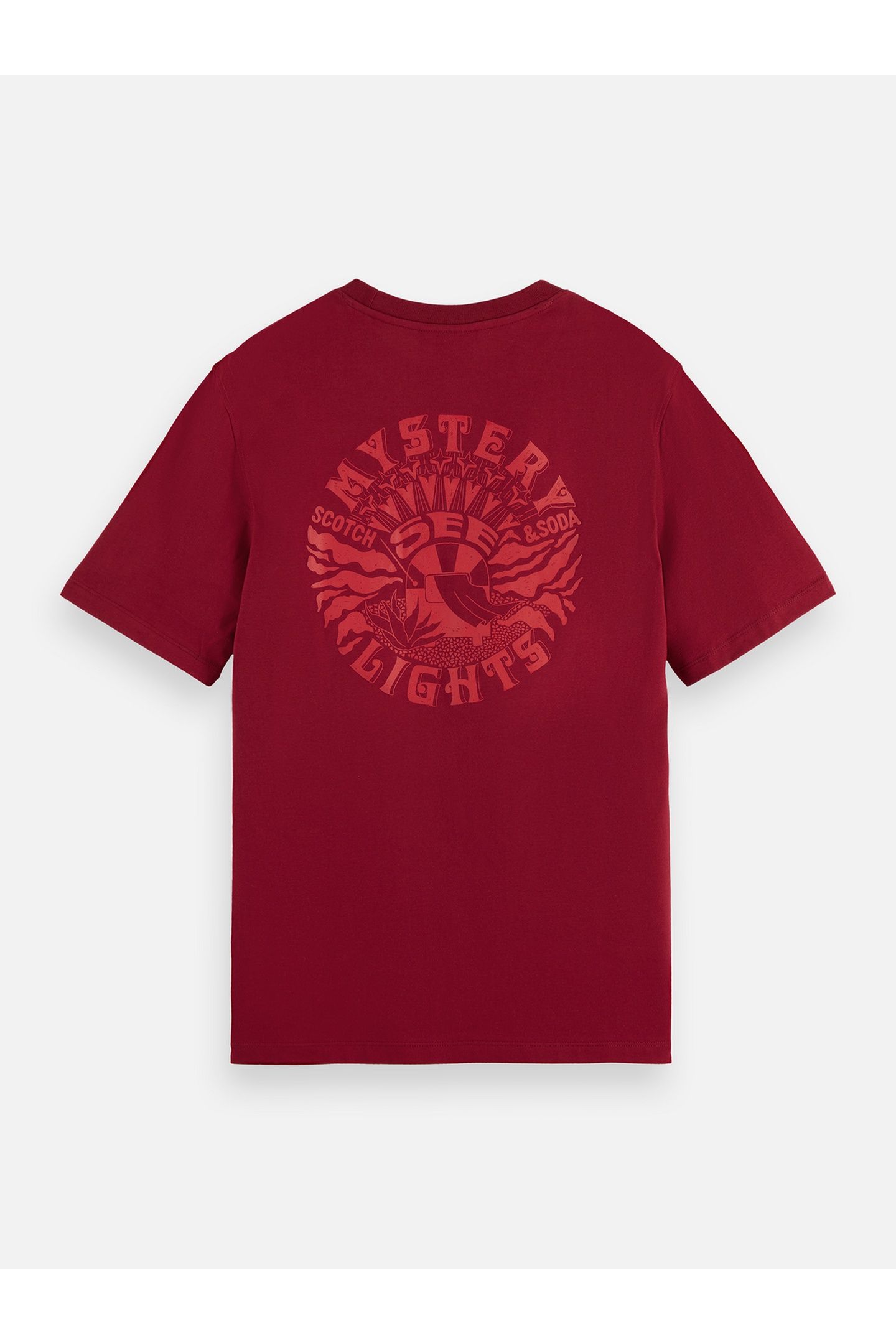 FRONT AND BACK ARTWORK REGULAR-FIT T-SHIRT RED 2