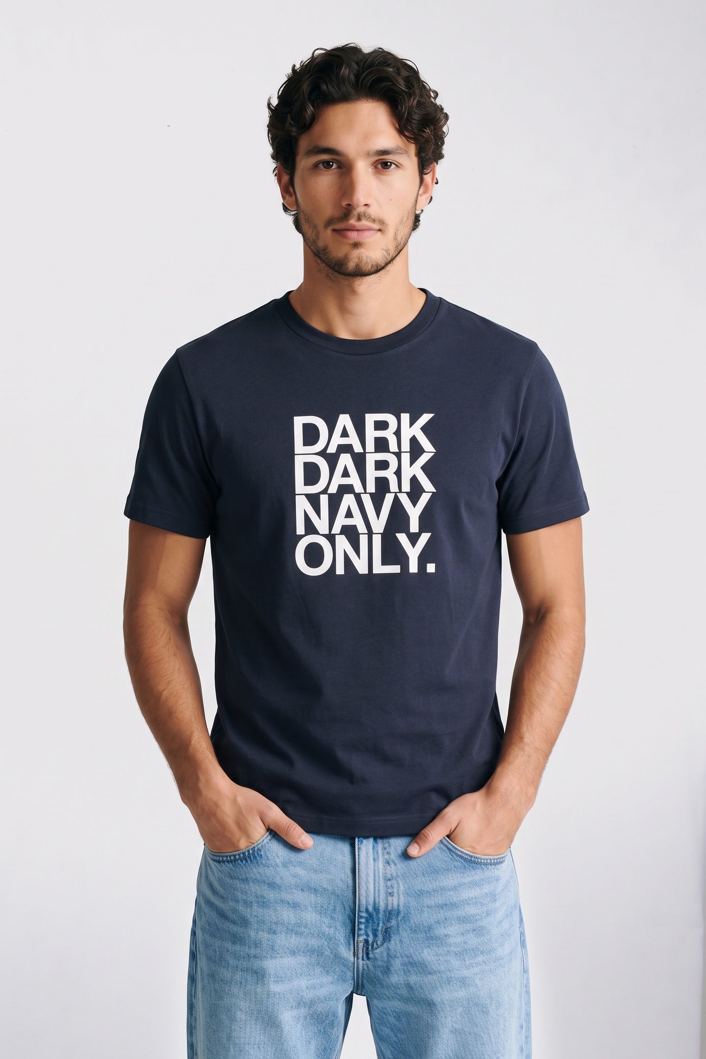 UNISEX T-SHIRT MC DARK NAVY DARK NAVY 2