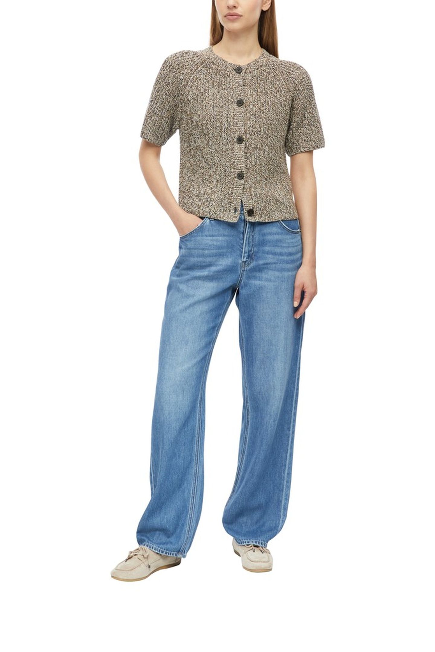 S.OLIVER PULLOVERS BROWN 2