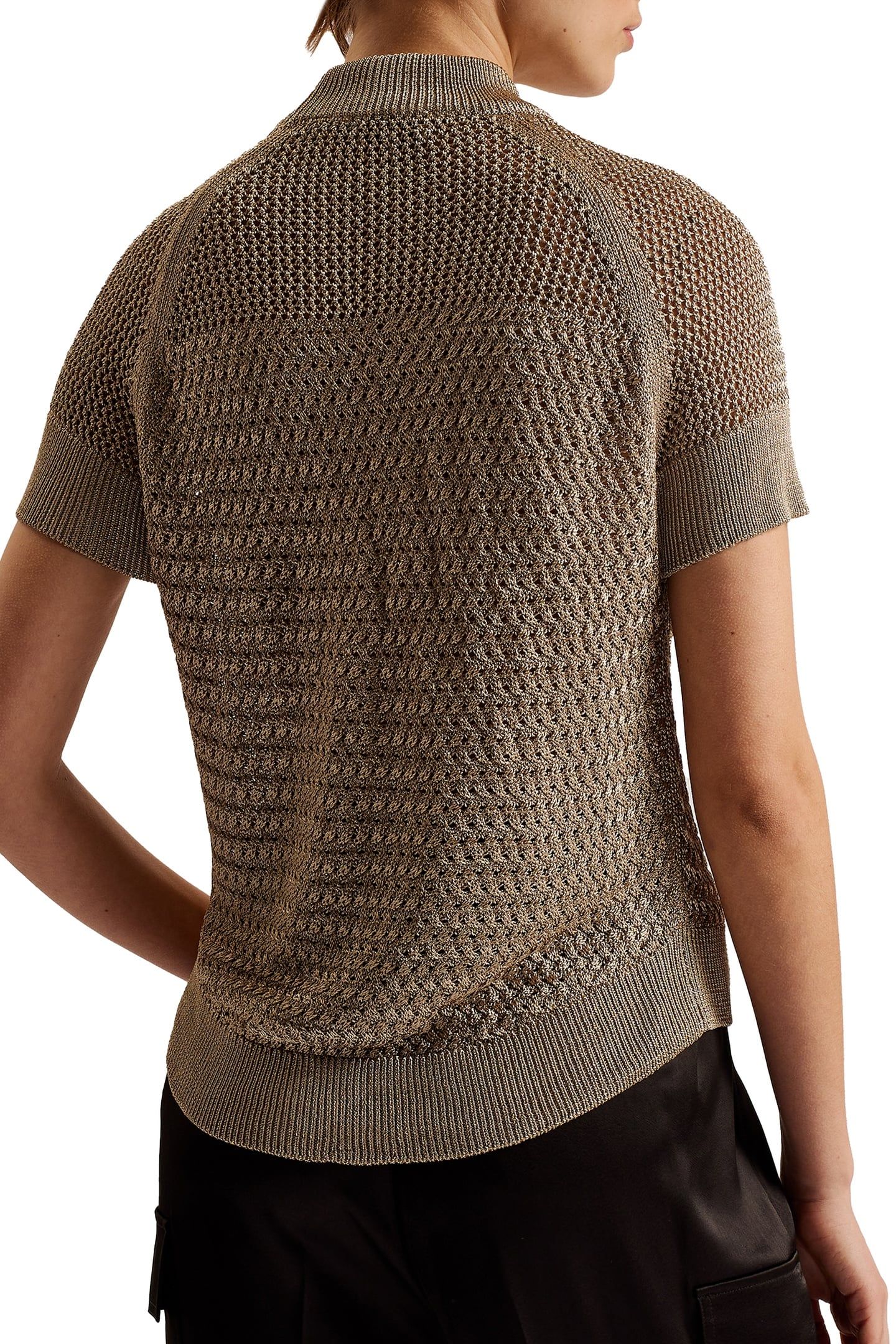 ABALY BASKET STITCH SLEEVELESS TOP NATURAL 2