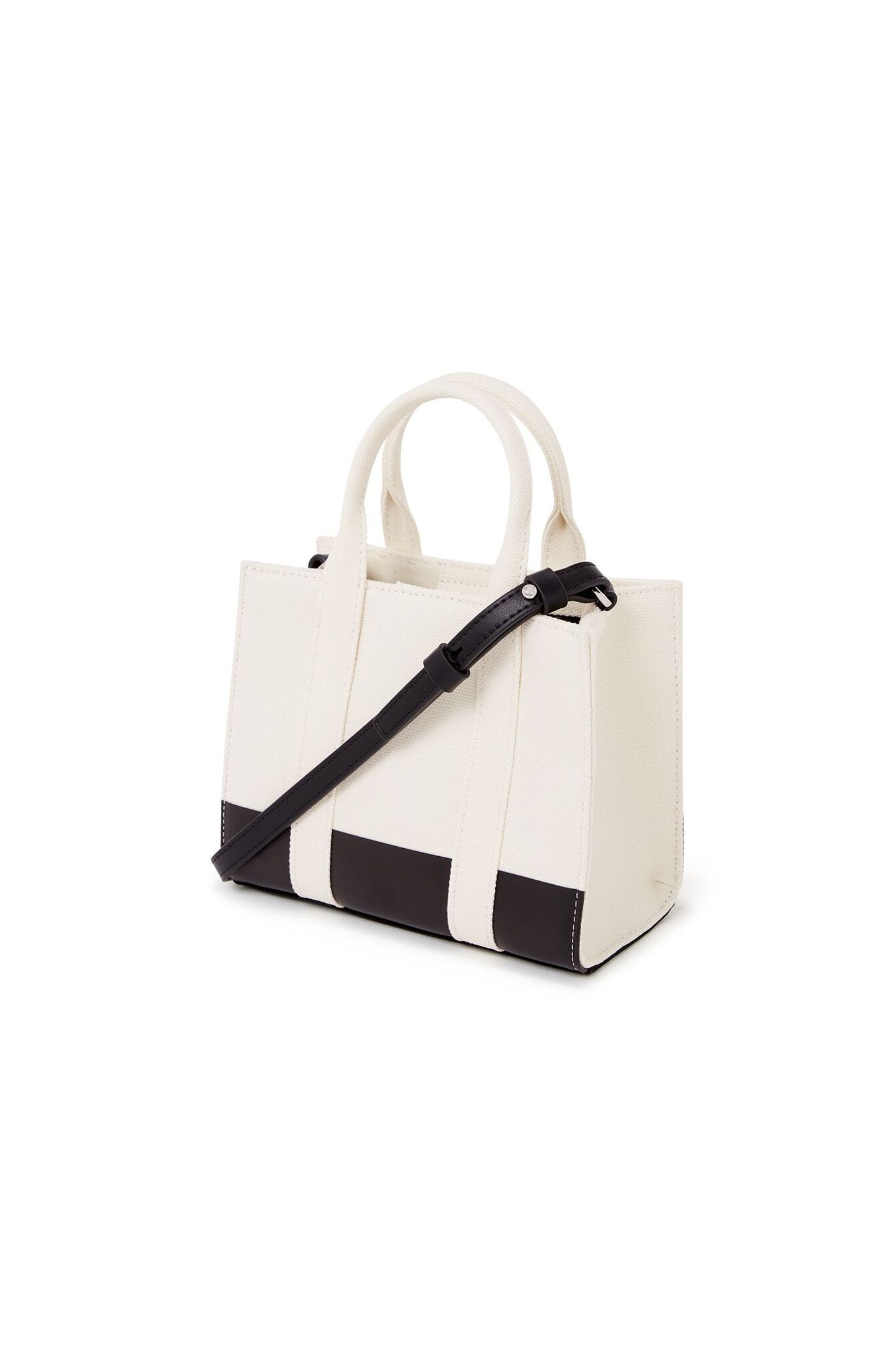 RSG SQUARE MN TOTE WHITE/BLACK 4