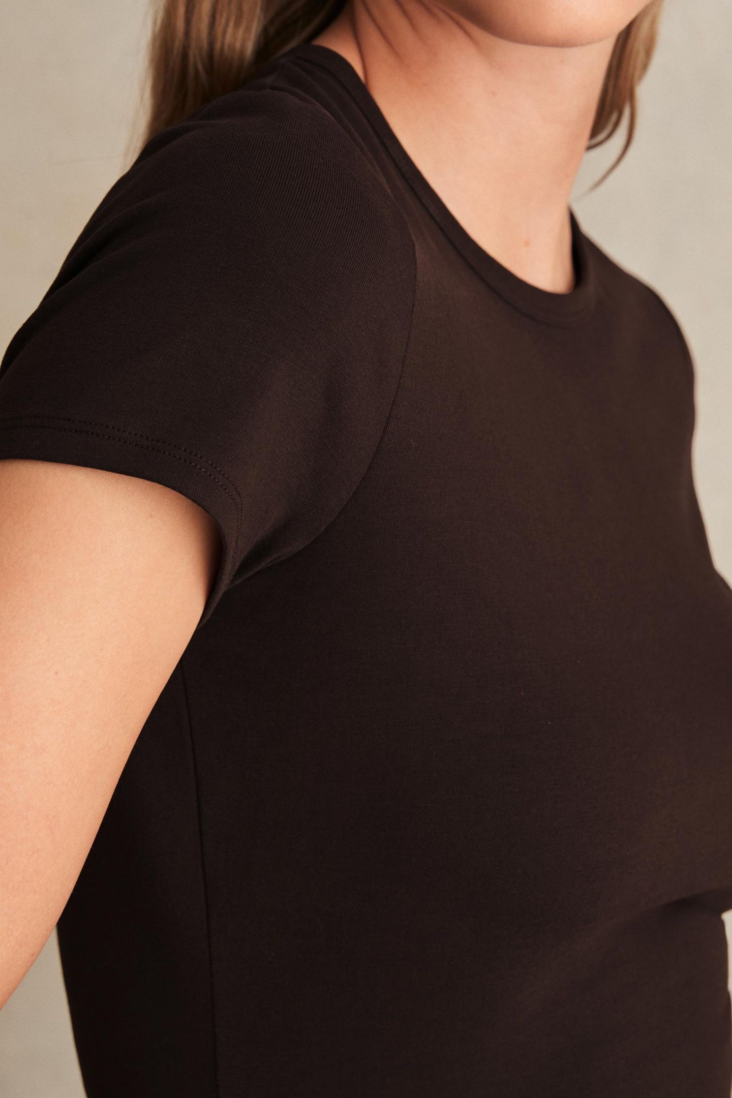 SOFT TEE CHOCOLATE BROWN 4