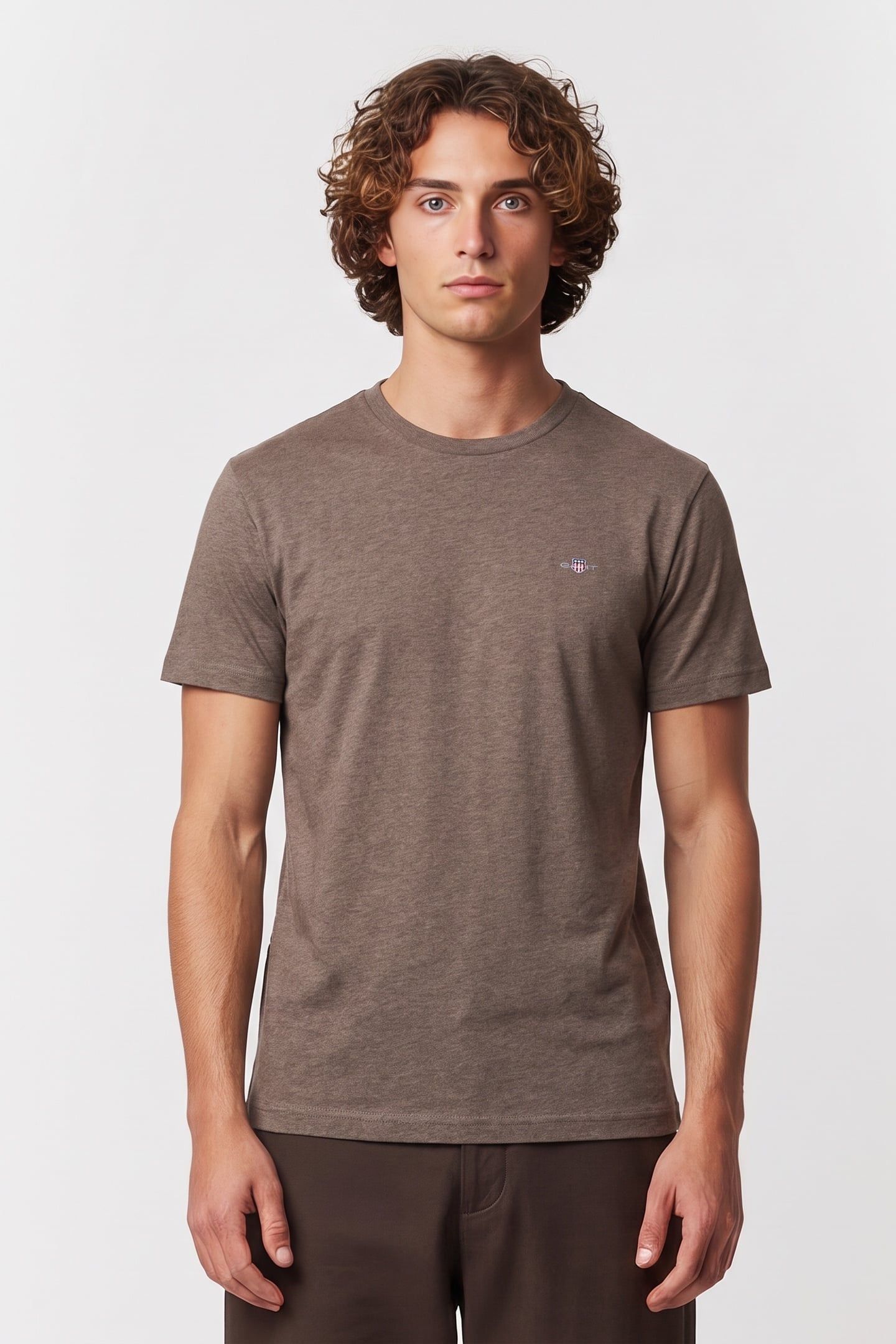 SHIELD T-SHIRT SEAWOOD MELANGE 1