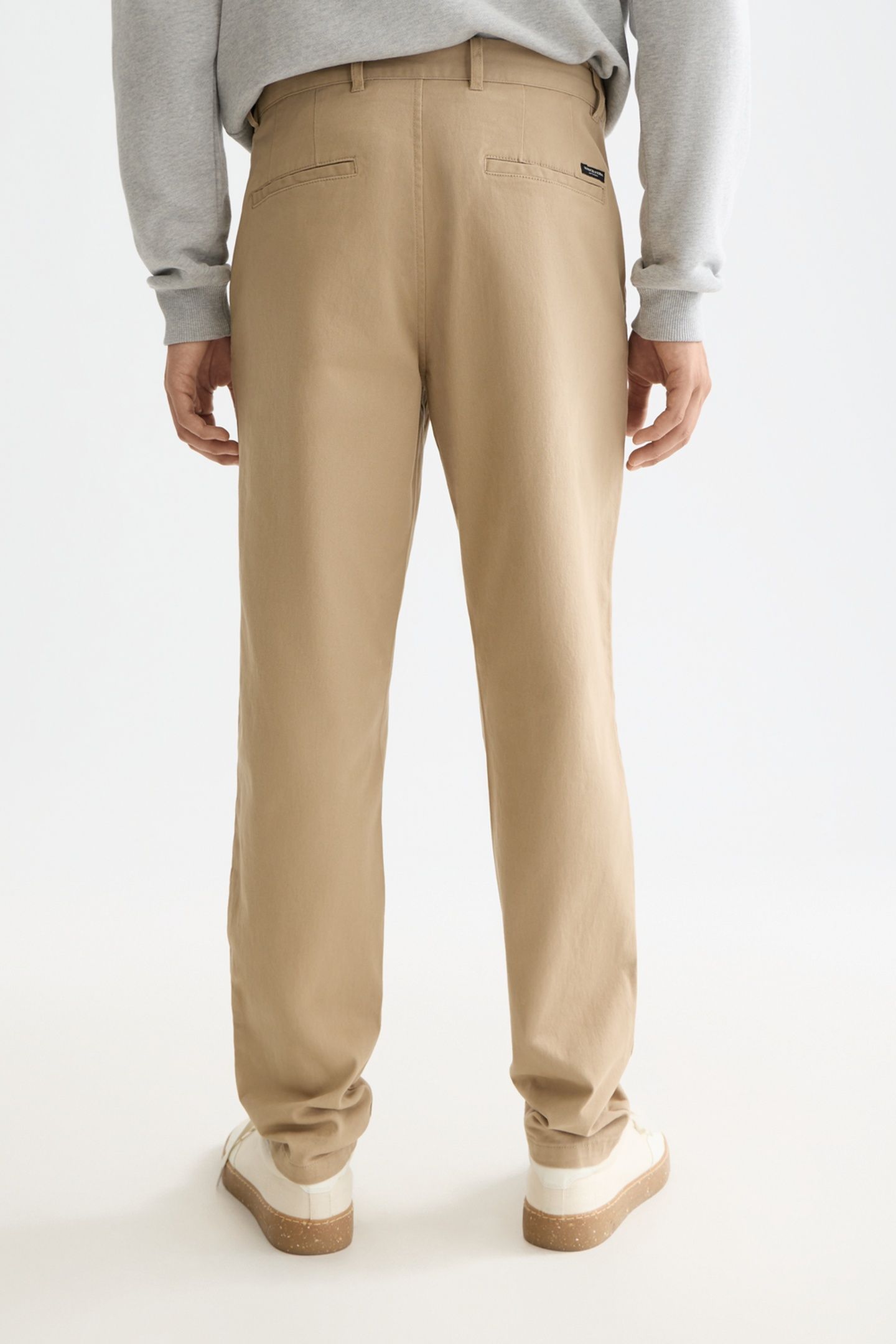 STUART COTTON-BLEND TWILL CHINO MEDIUM BEIGE 2