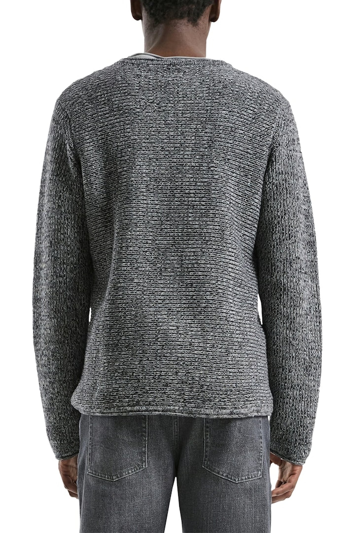 S.OLIVER-QS PULLOVER GREY/BLACK 2
