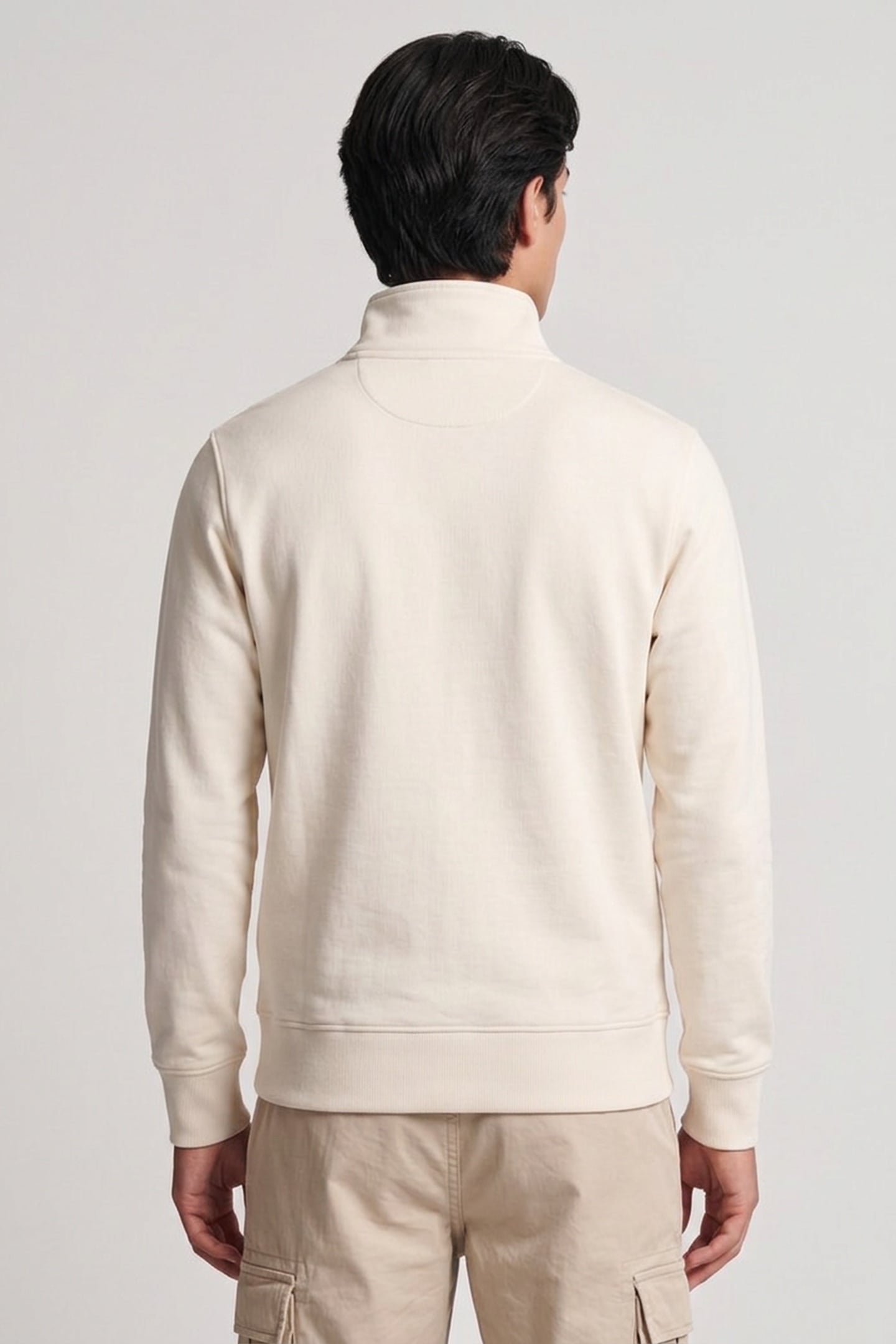GRAPHIC HALFZIP CREAM 2