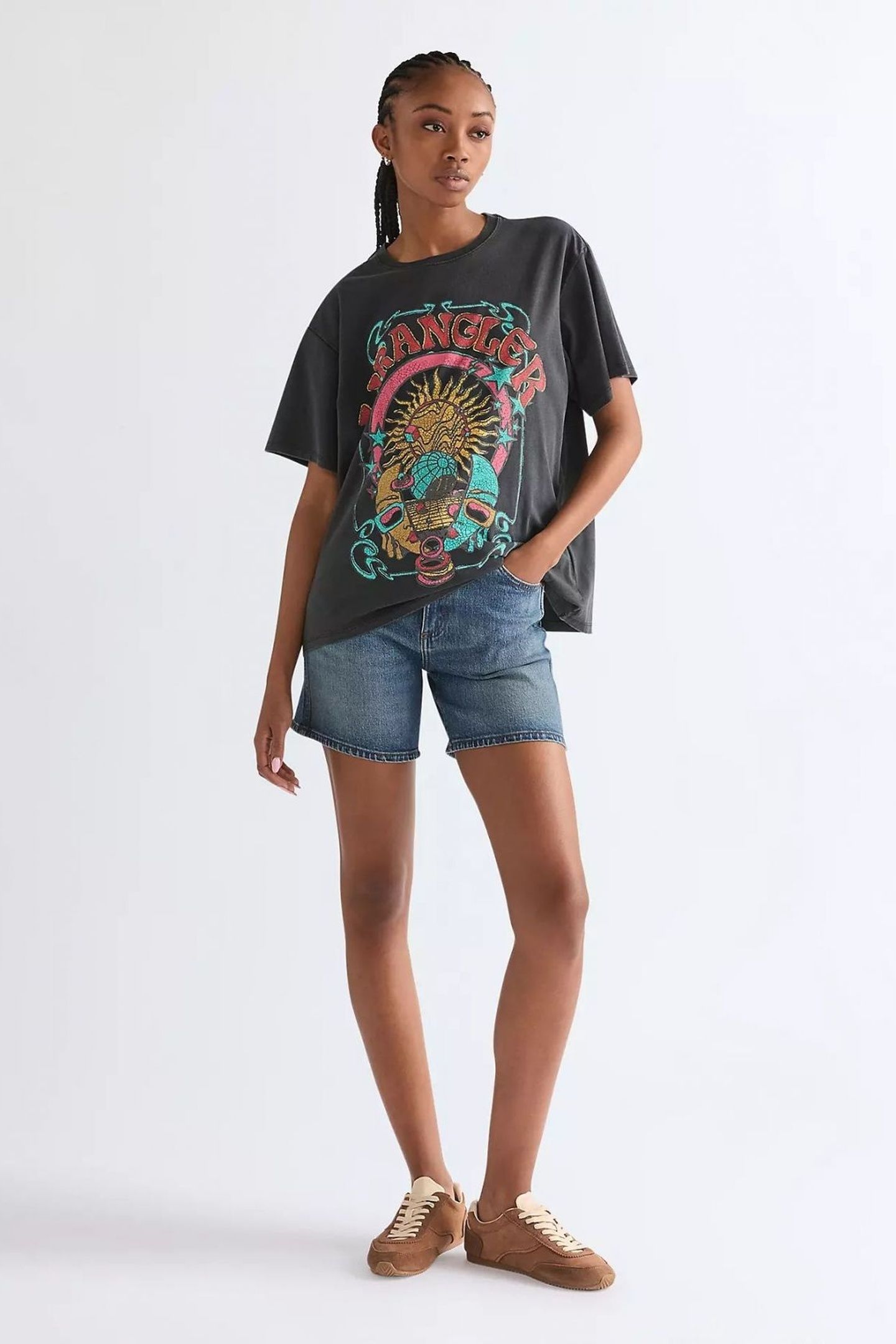 COWBOY SHORT 5 INCH SUMMER HAZE DENIM BLUE 3