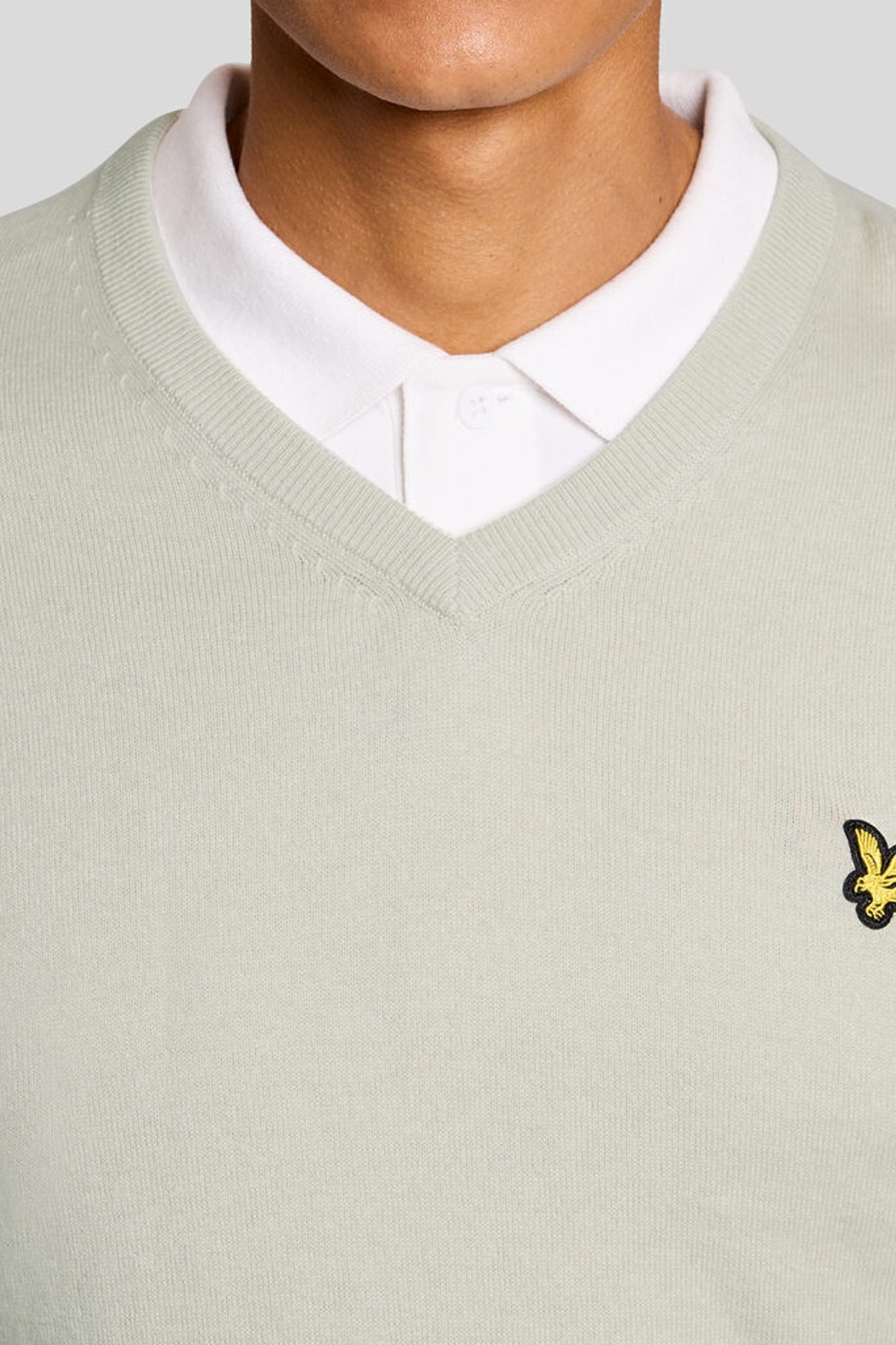 GOLF V NECK PULLOVER CLOUD 5